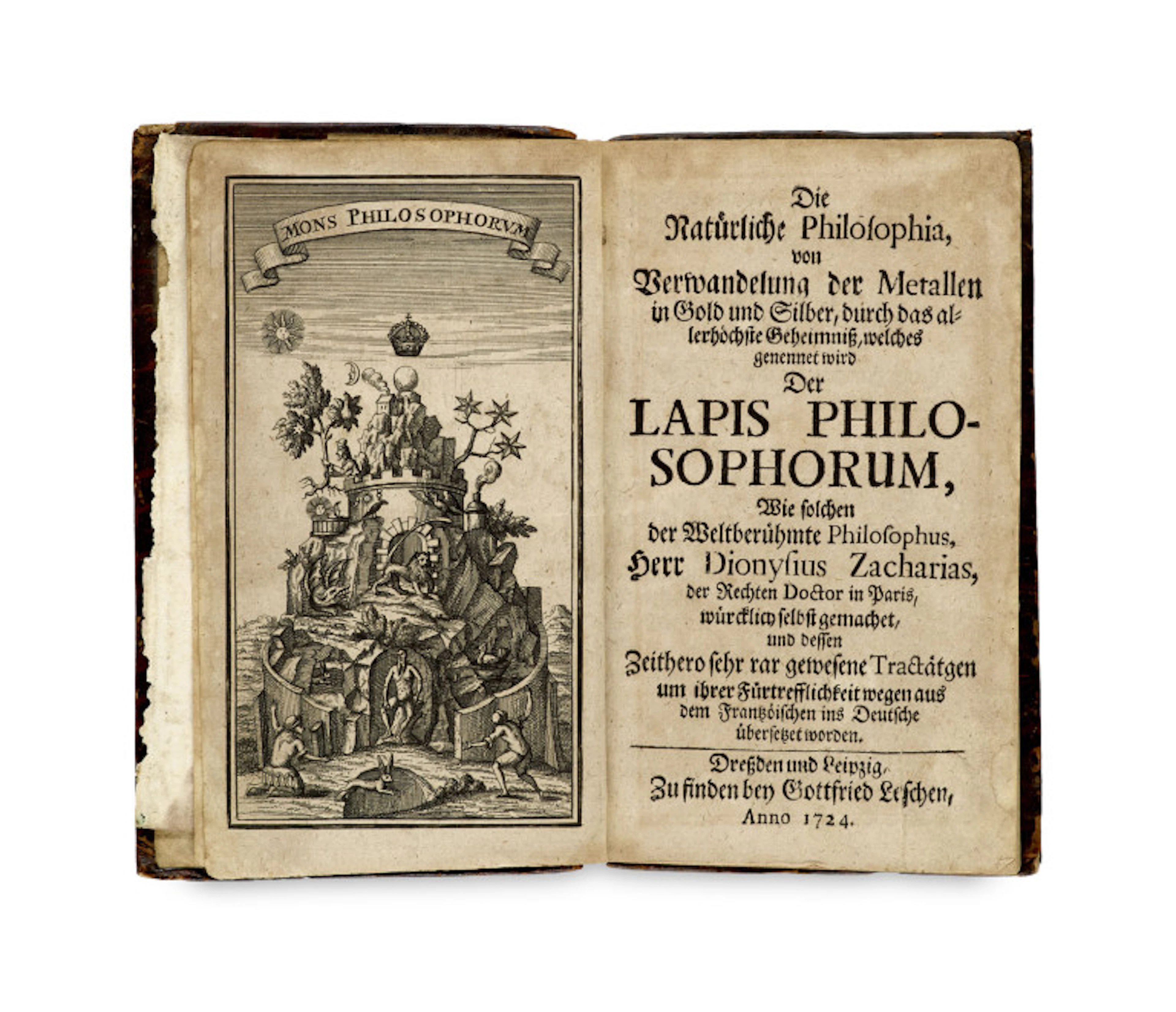 Dionysius (d.i. Dénis Zacaire) Zacharias. Die Natürliche Philosophia, …