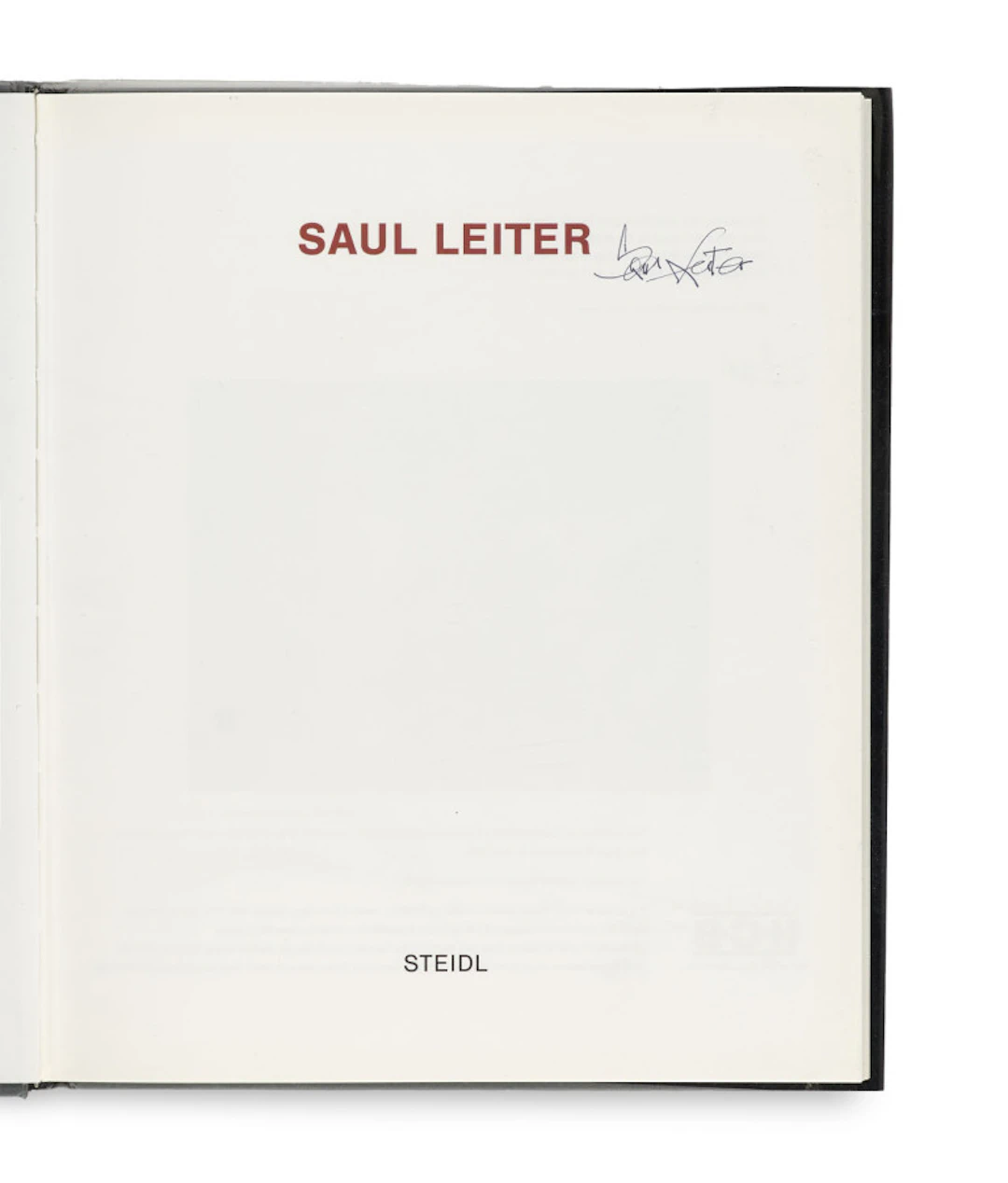 Saul Leiter. Saul Leiter. Mit zahlreichen …
