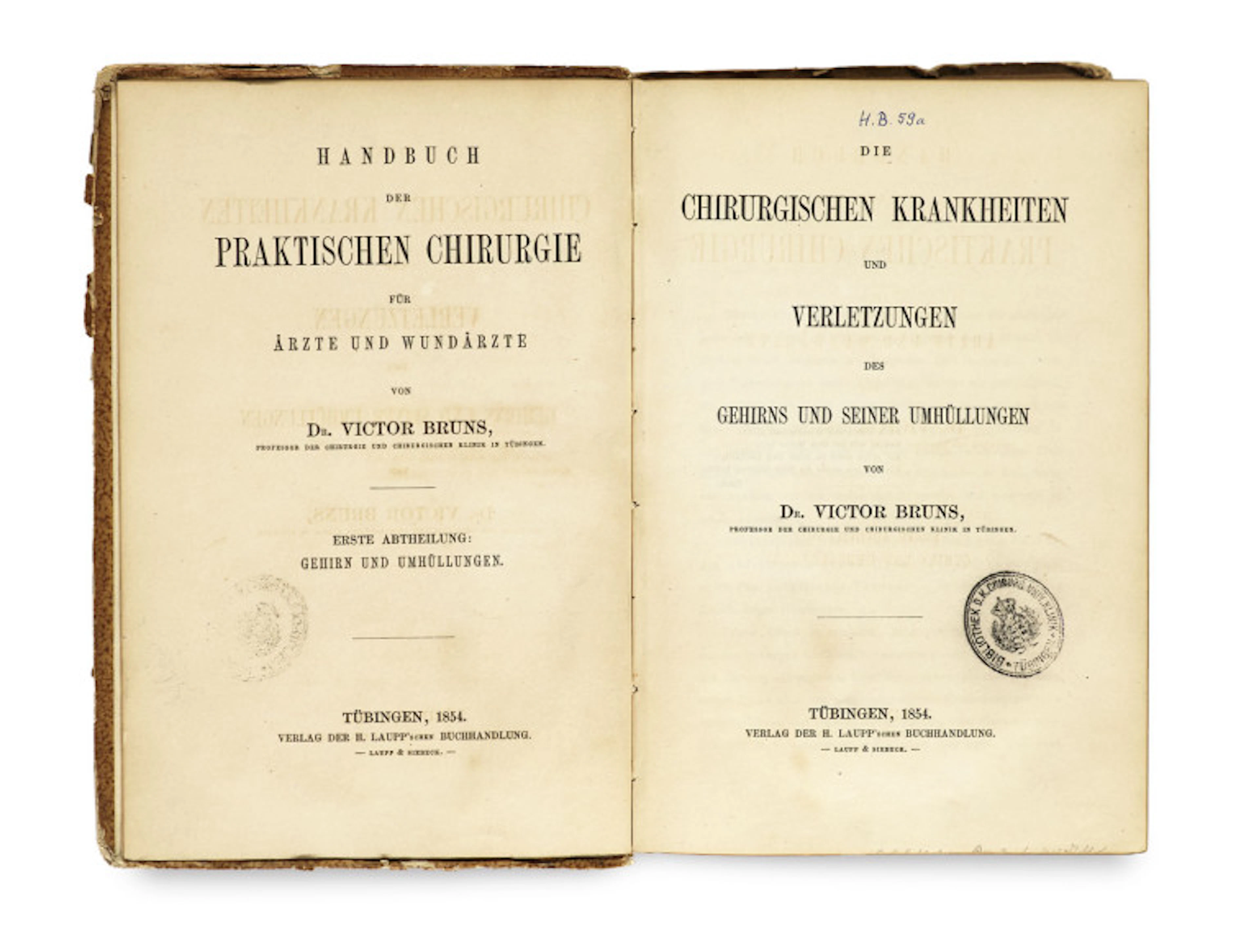 Victor Bruns. Die chirurgischen Krankheiten …