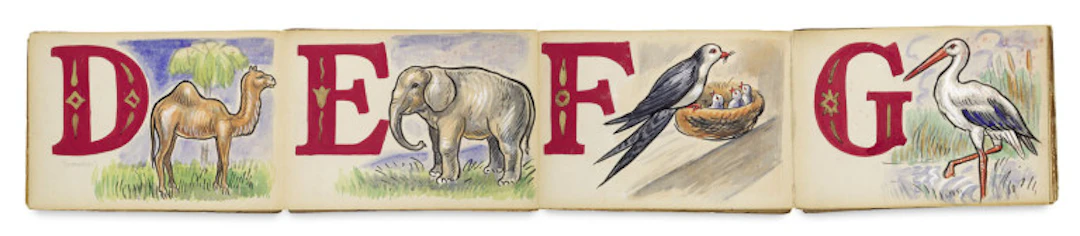 Ungarisches Leporello-ABC. …