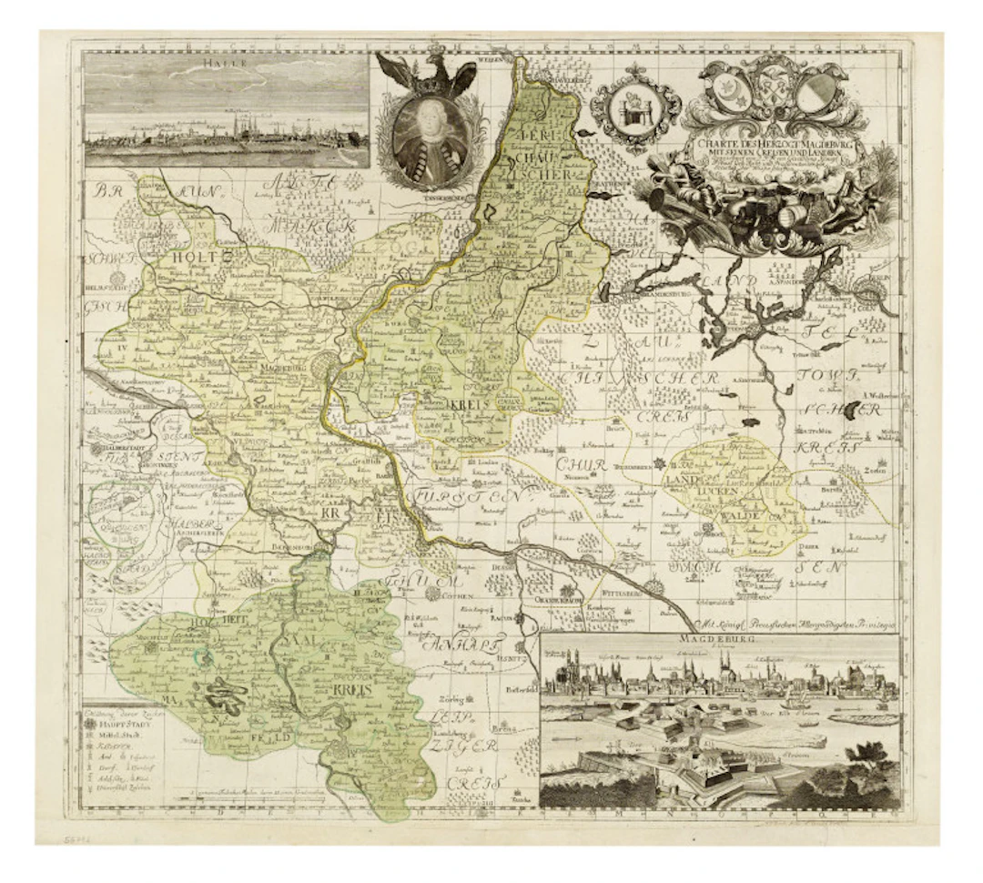 Jacob Paul Gundling. Charte des Herzogt. Magedburg …