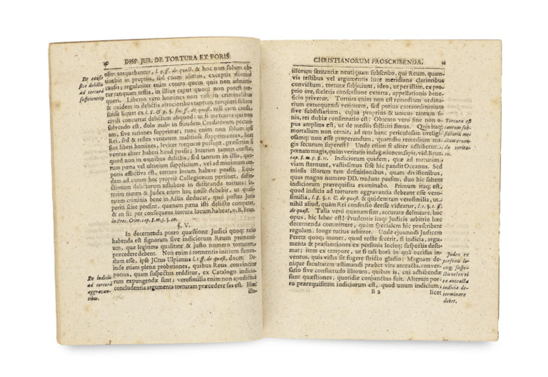 Christian Thomasius. Sammlung von 3 Abhandlungen …