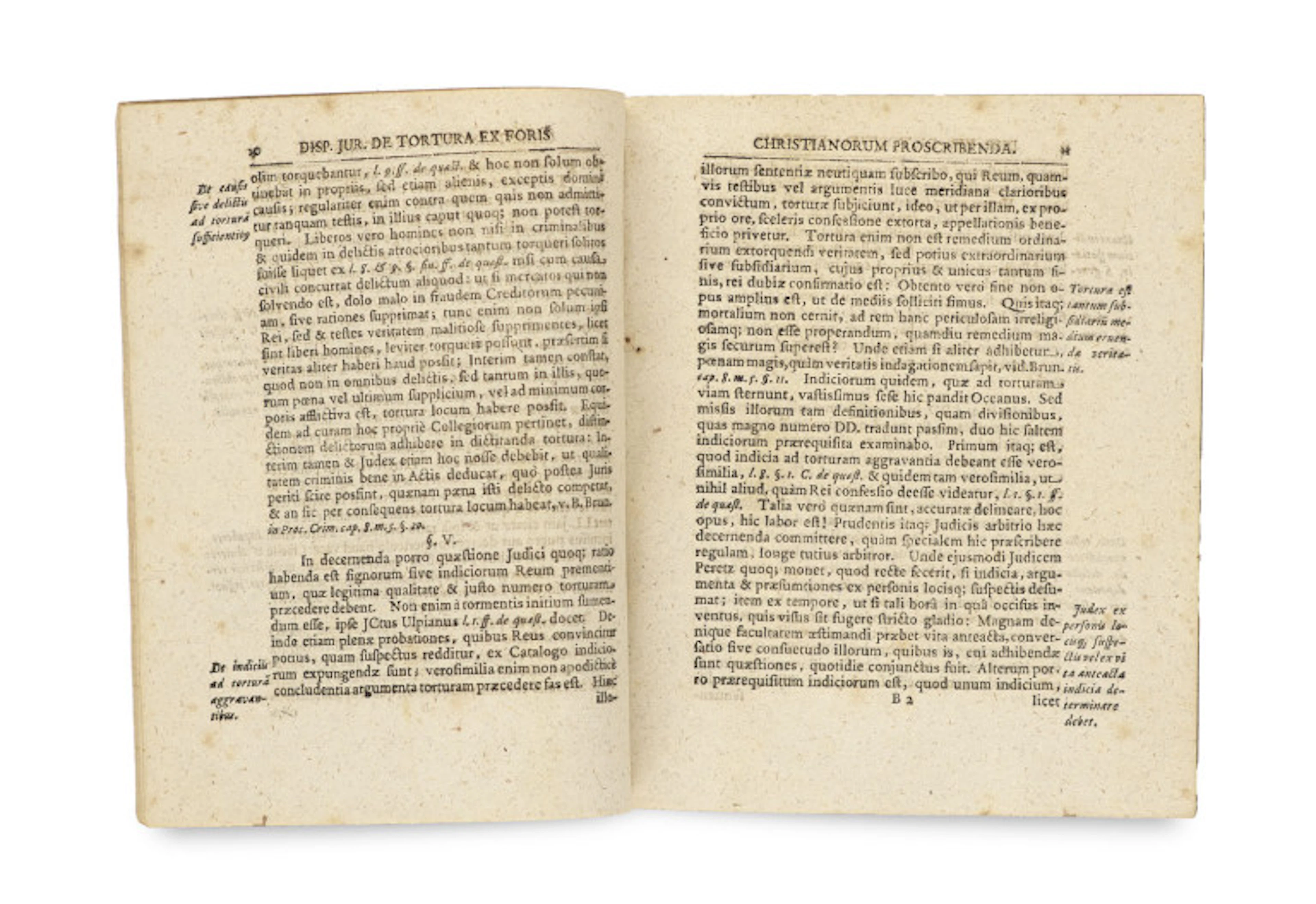 Christian Thomasius. Sammlung von 3 Abhandlungen …