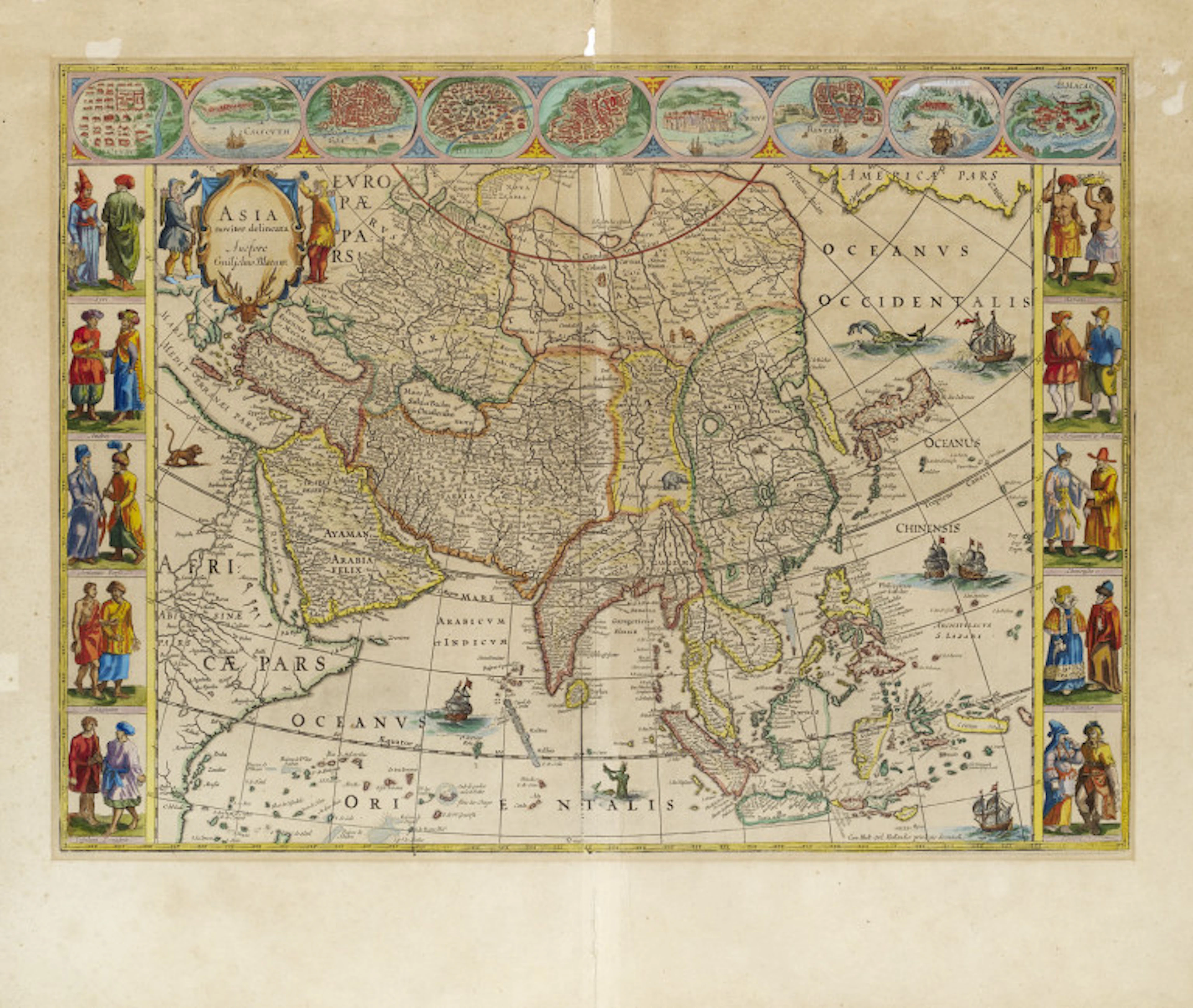 Willem Janszoon Blaeu. Asia Noviter Delineata. …