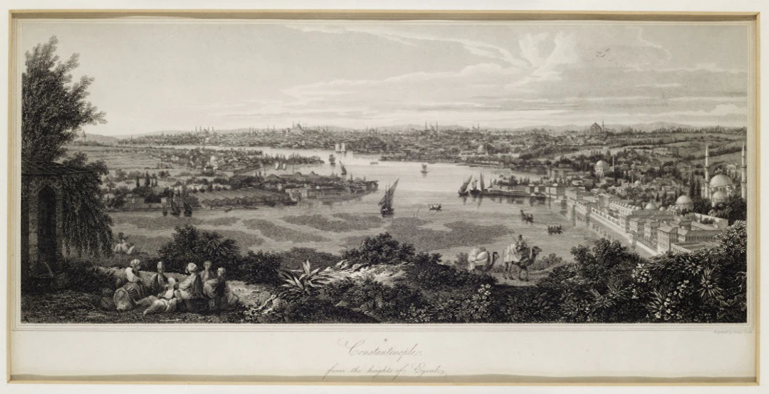 George Alexander Cooke. Constantinople from the …