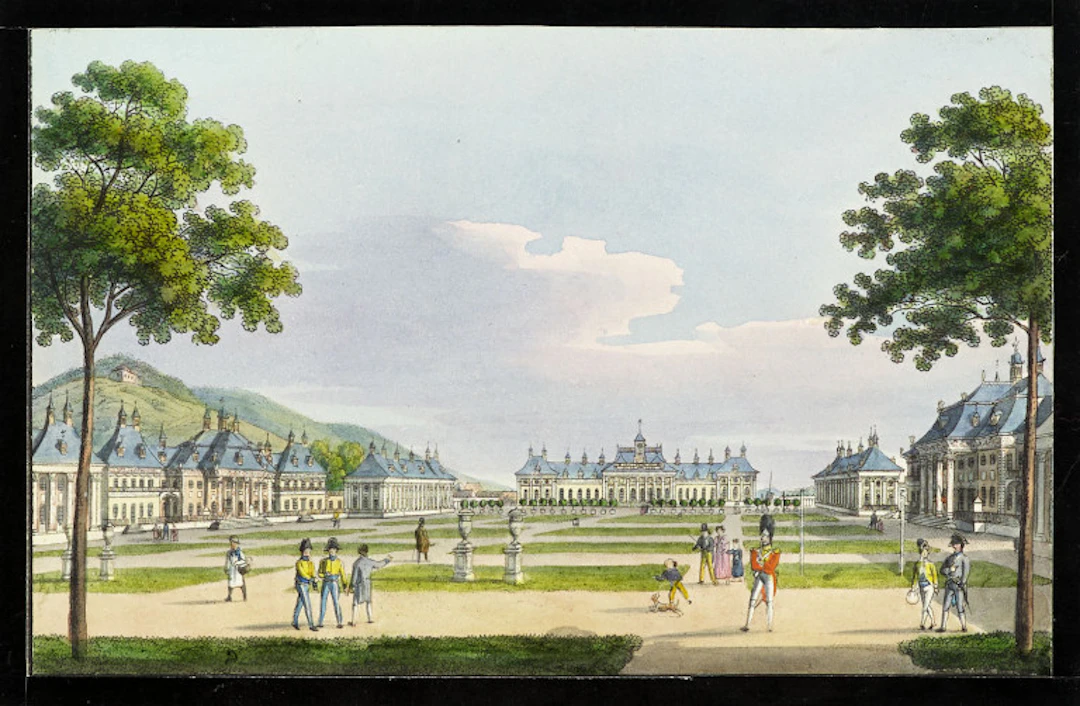 Pillnitz. Vue intererieure de …