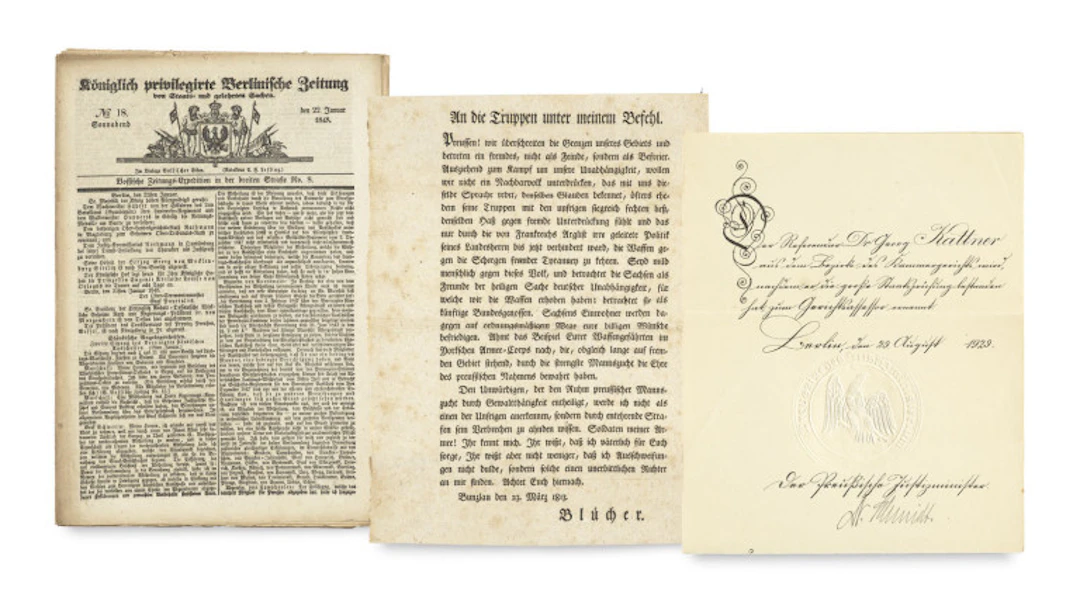 Sammlung von Briefen, …