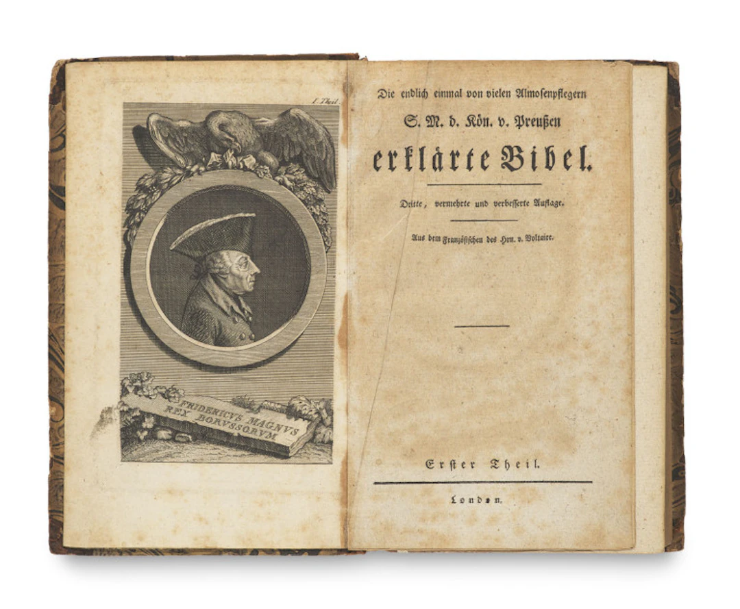 Voltaire. Die endlich einmal von vielen …