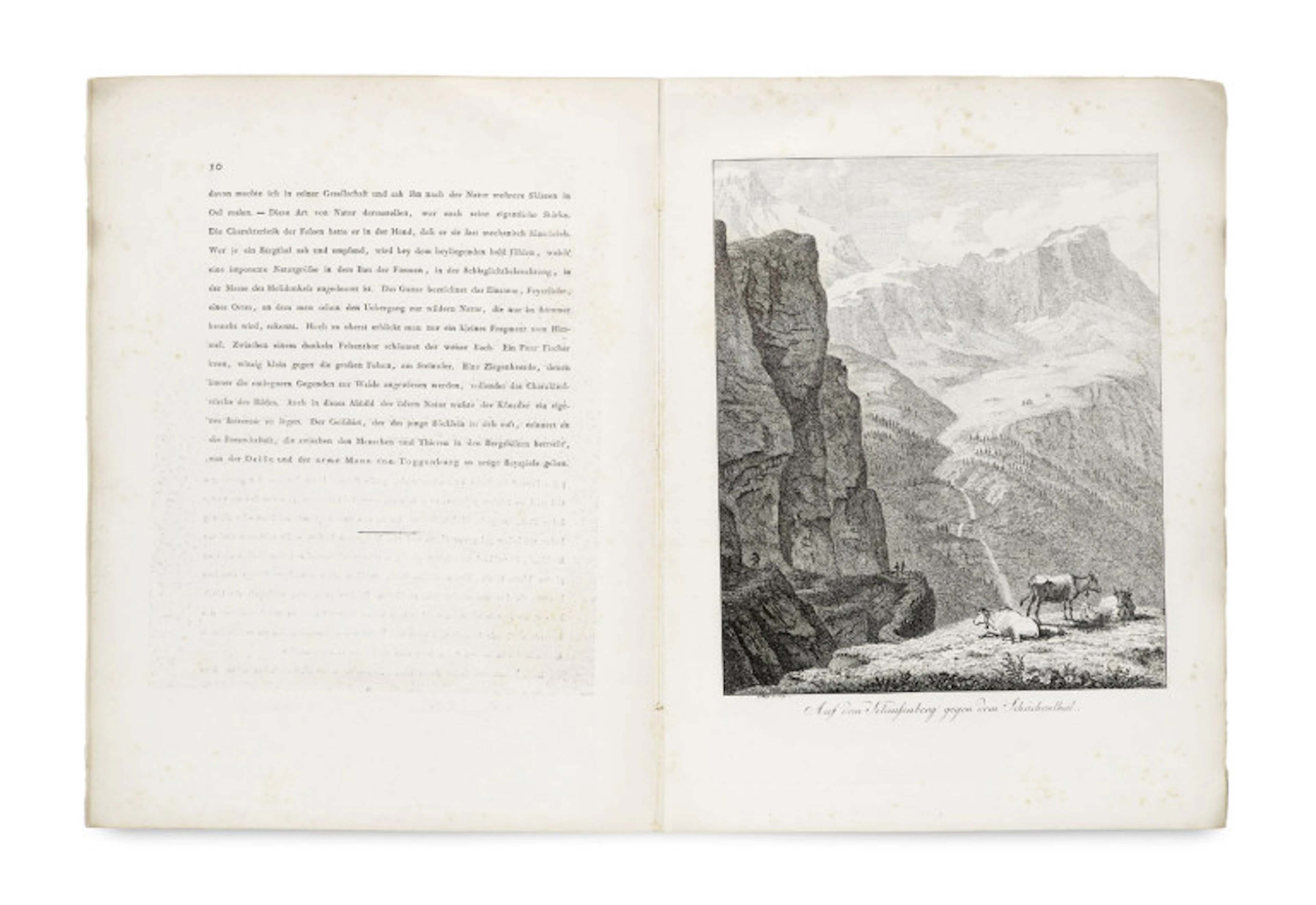 Ludwig Hess. Sechs Radirte Naturprospecte. …