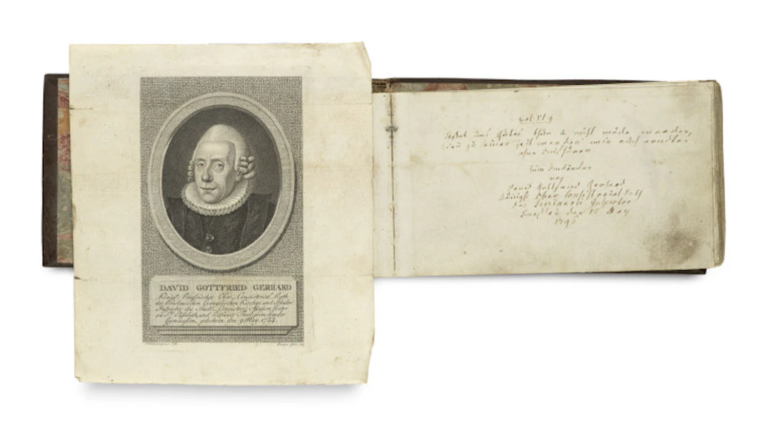 Stammbuch des Johann Gottlieb …
