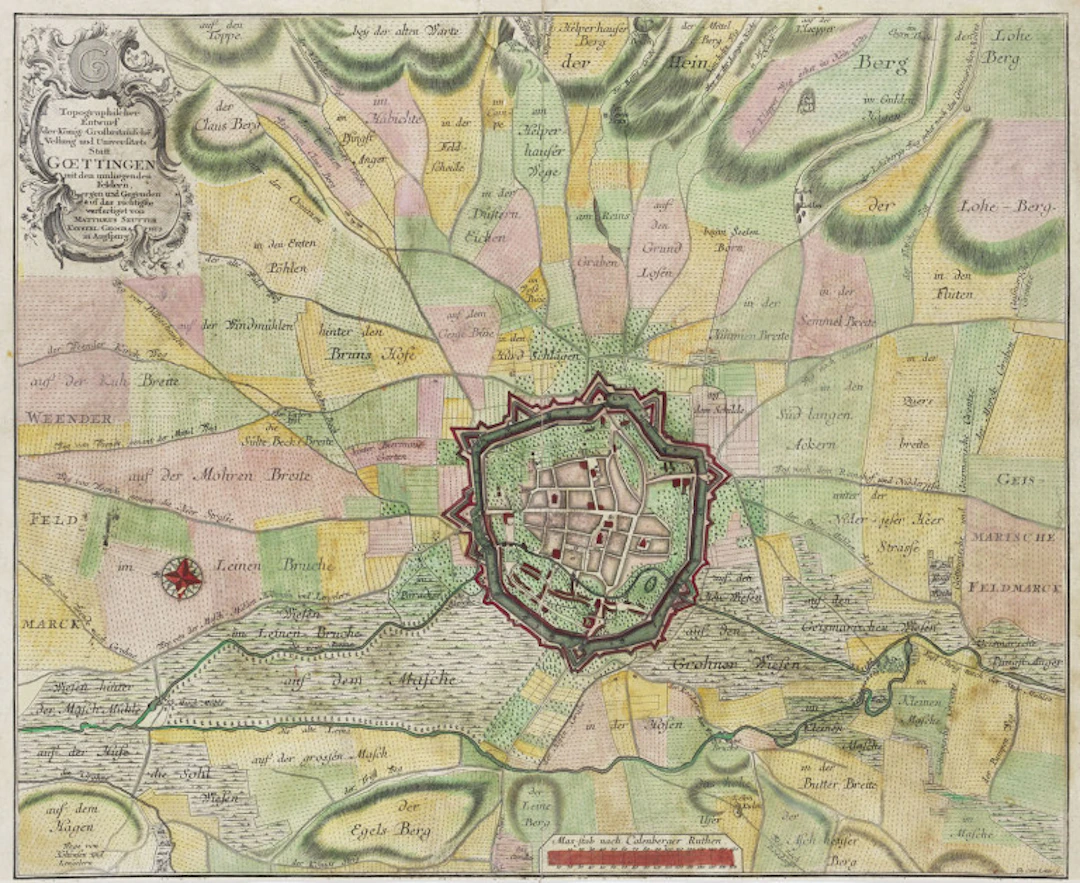 Matthäus Seutter. Topographischer Entwurf der …