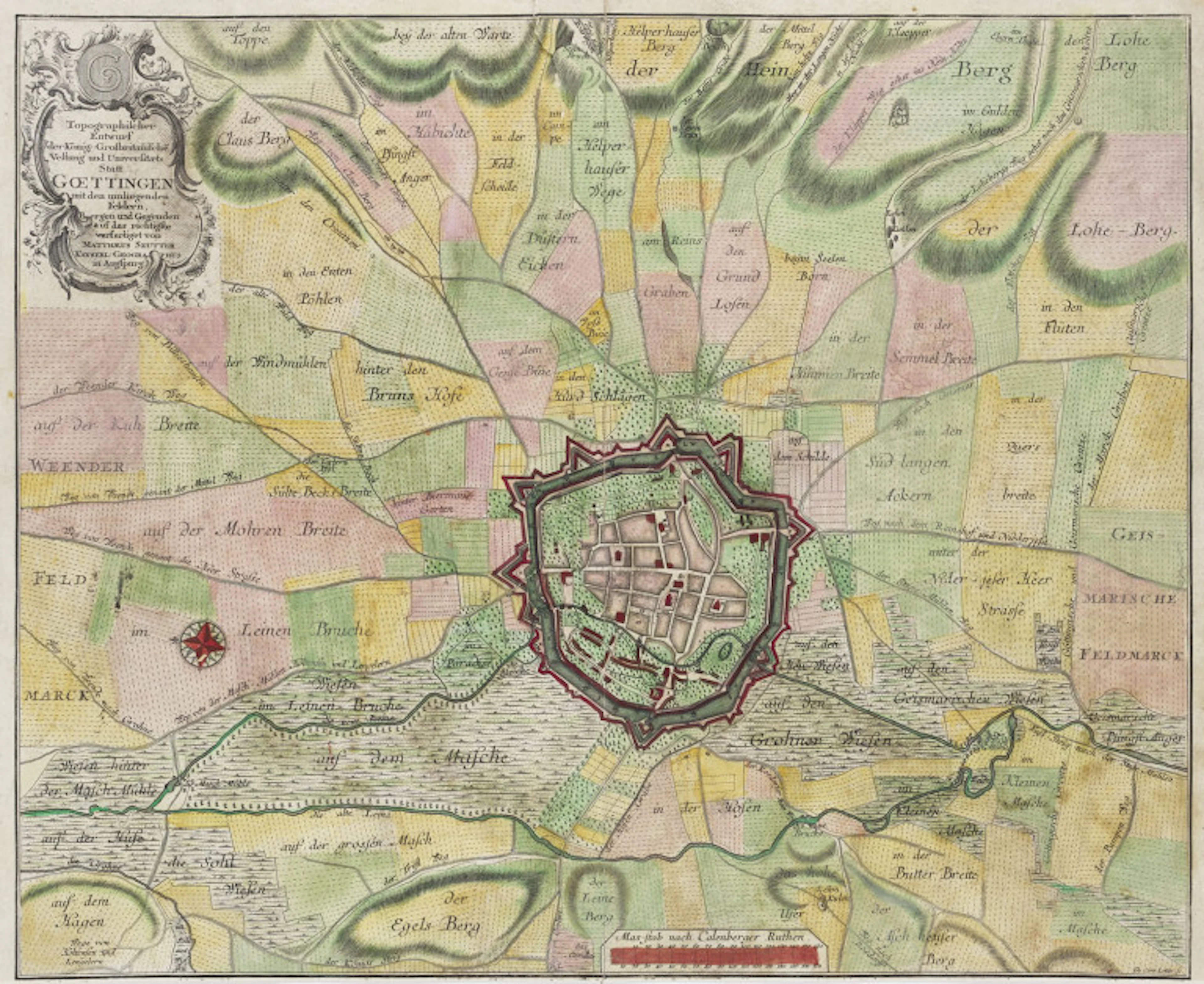 Matthäus Seutter. Topographischer Entwurf der …