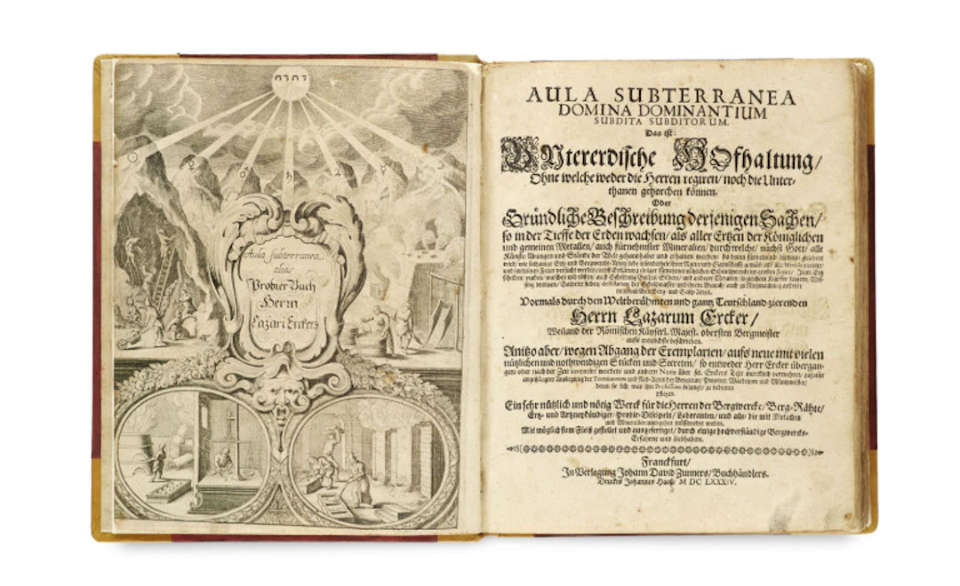 Lazarus Ercker. Aula Subterranea Domina …