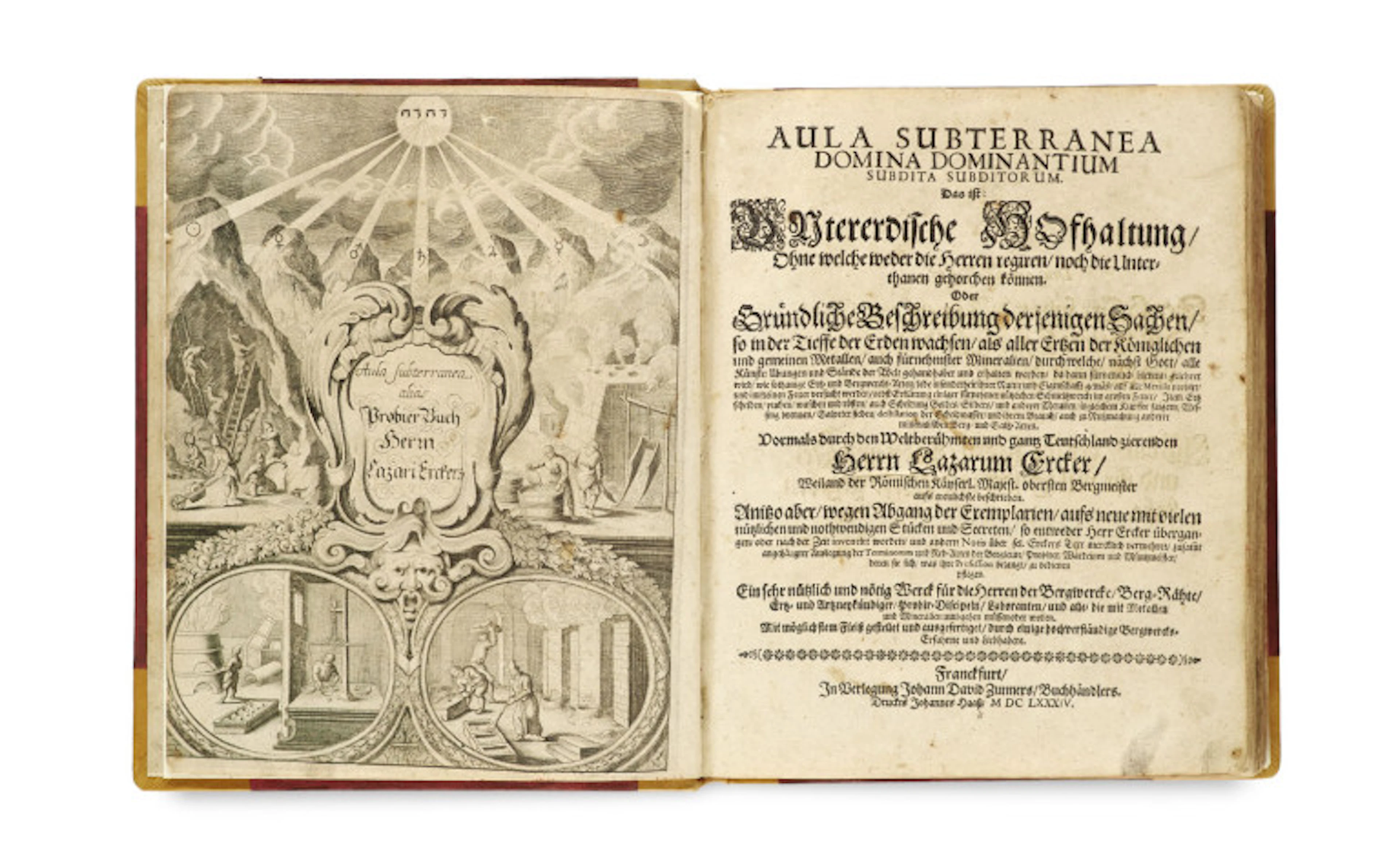 Lazarus Ercker. Aula Subterranea Domina …