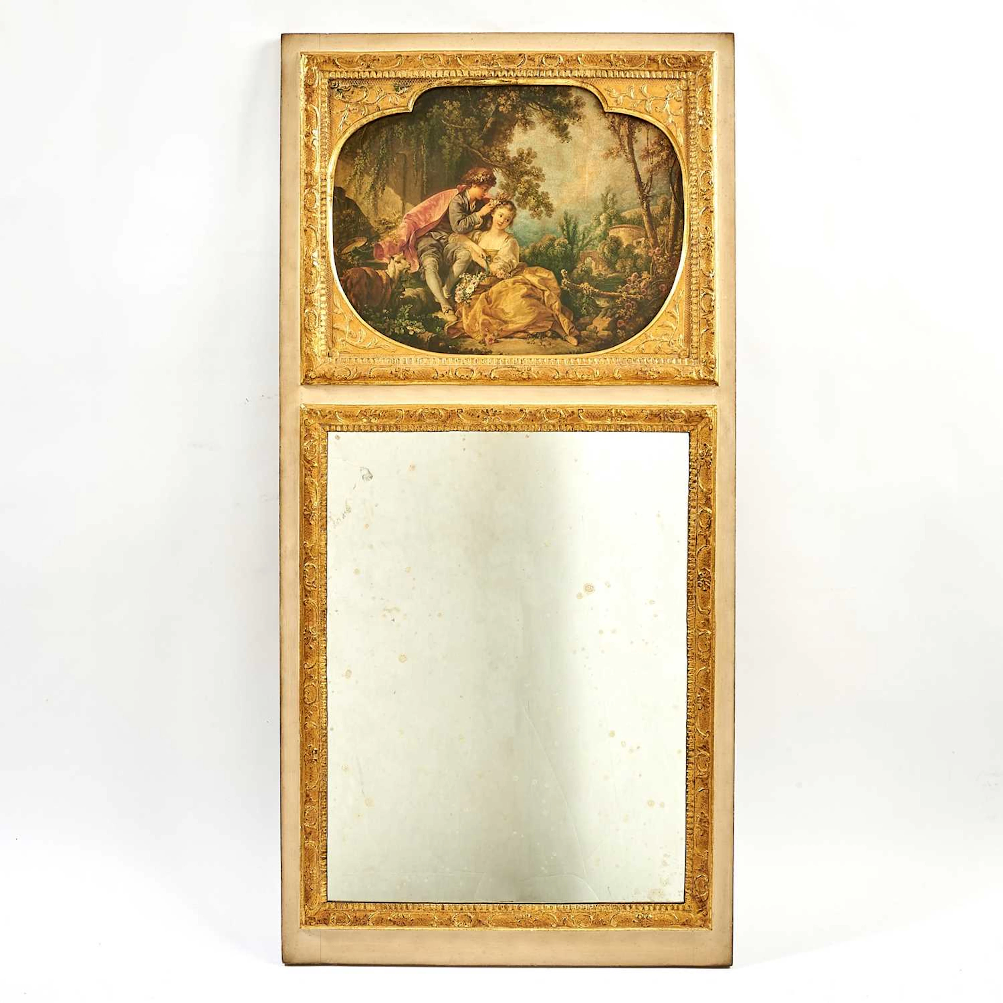 French Trumeau Mirror