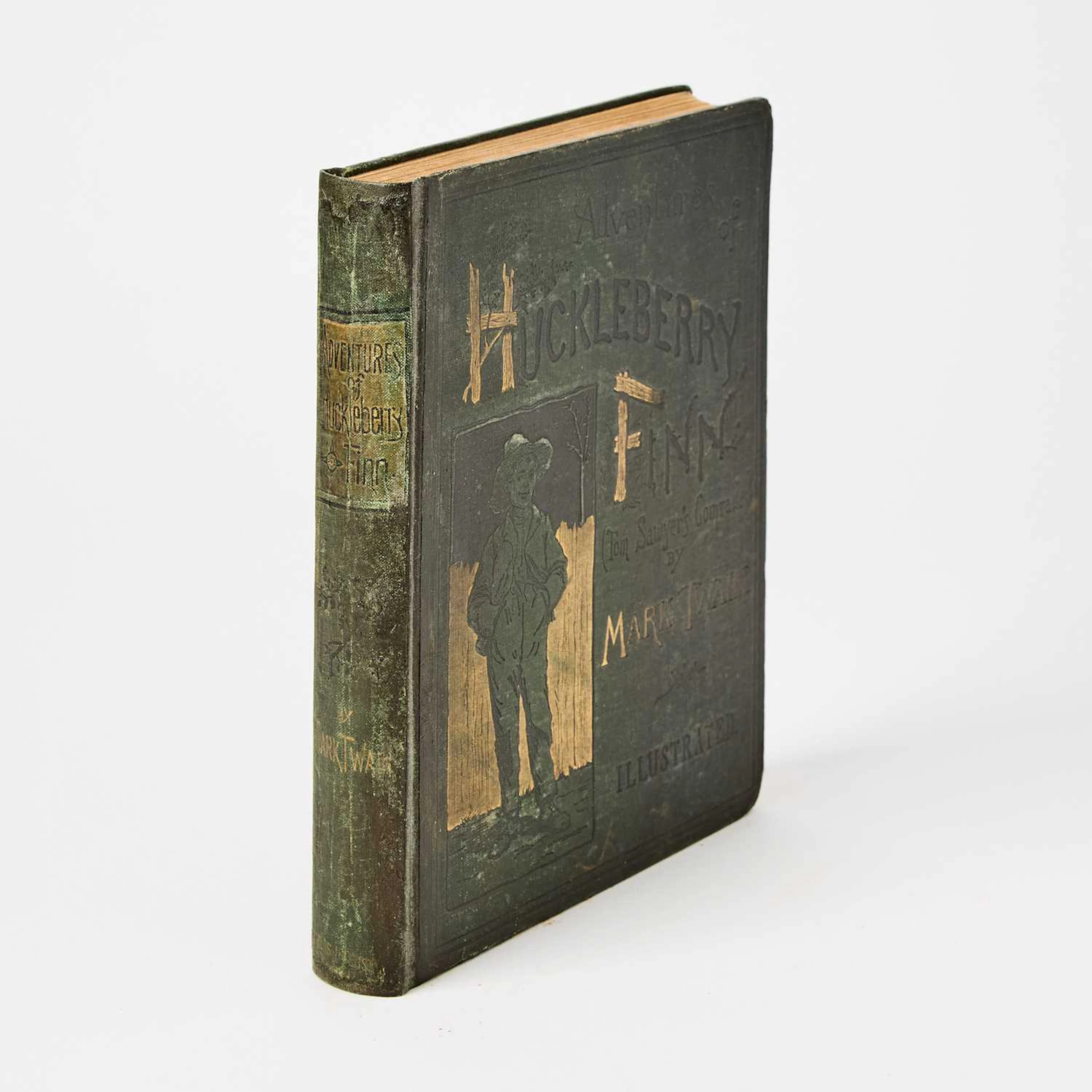 The first edition of Huckleberry Finn
