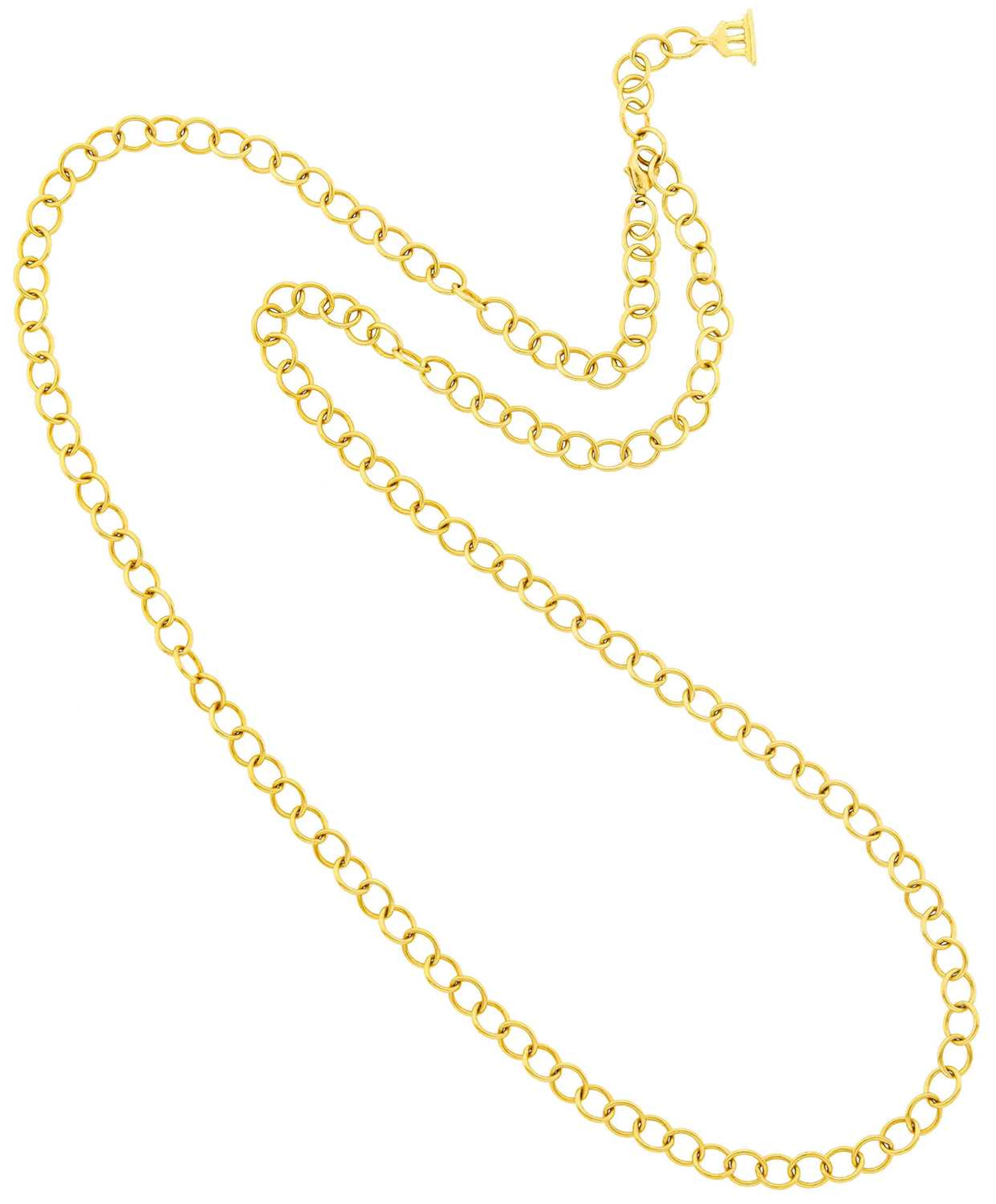 Temple St. Clair Long Gold Chain Necklace