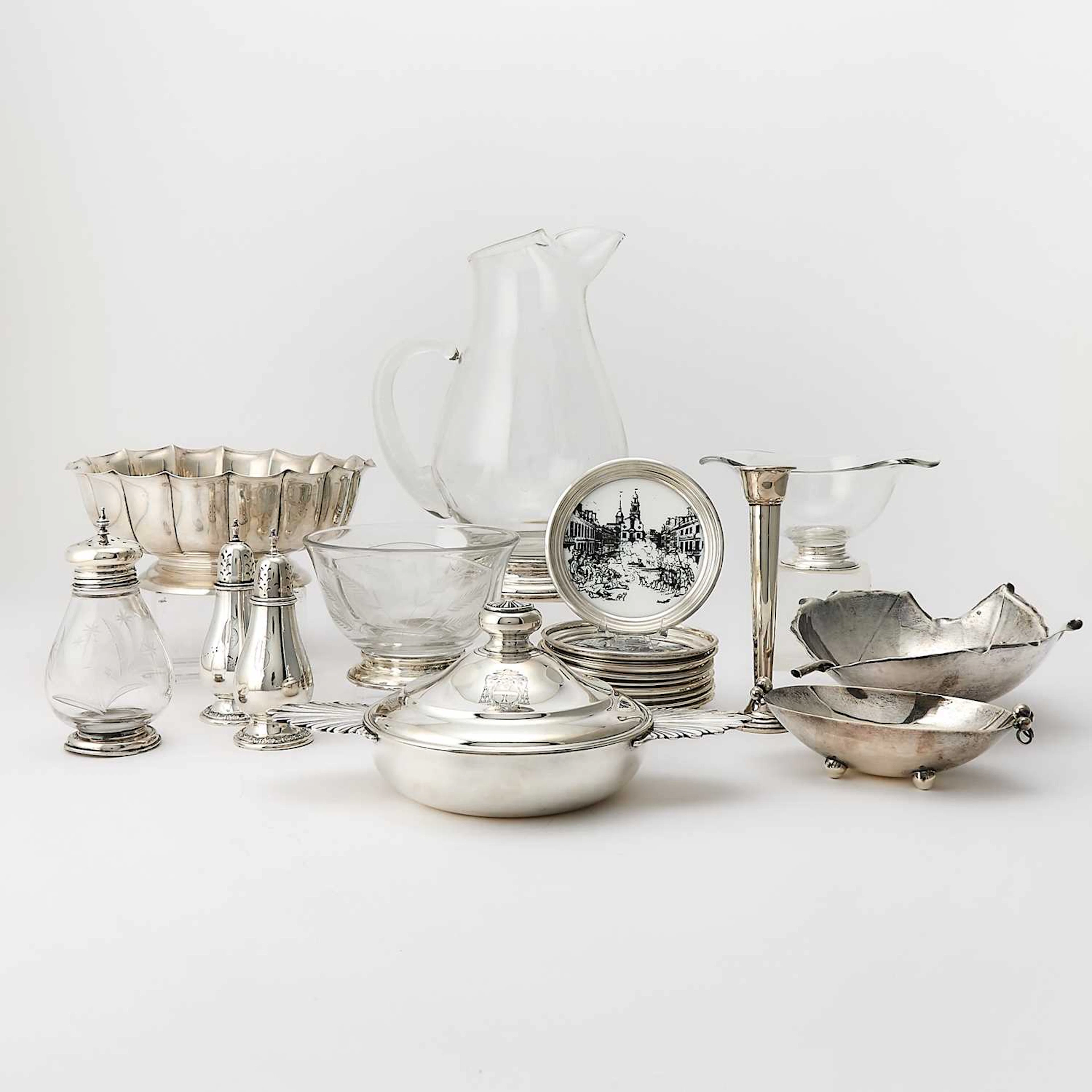 Group of American Sterling Silver Table Articles