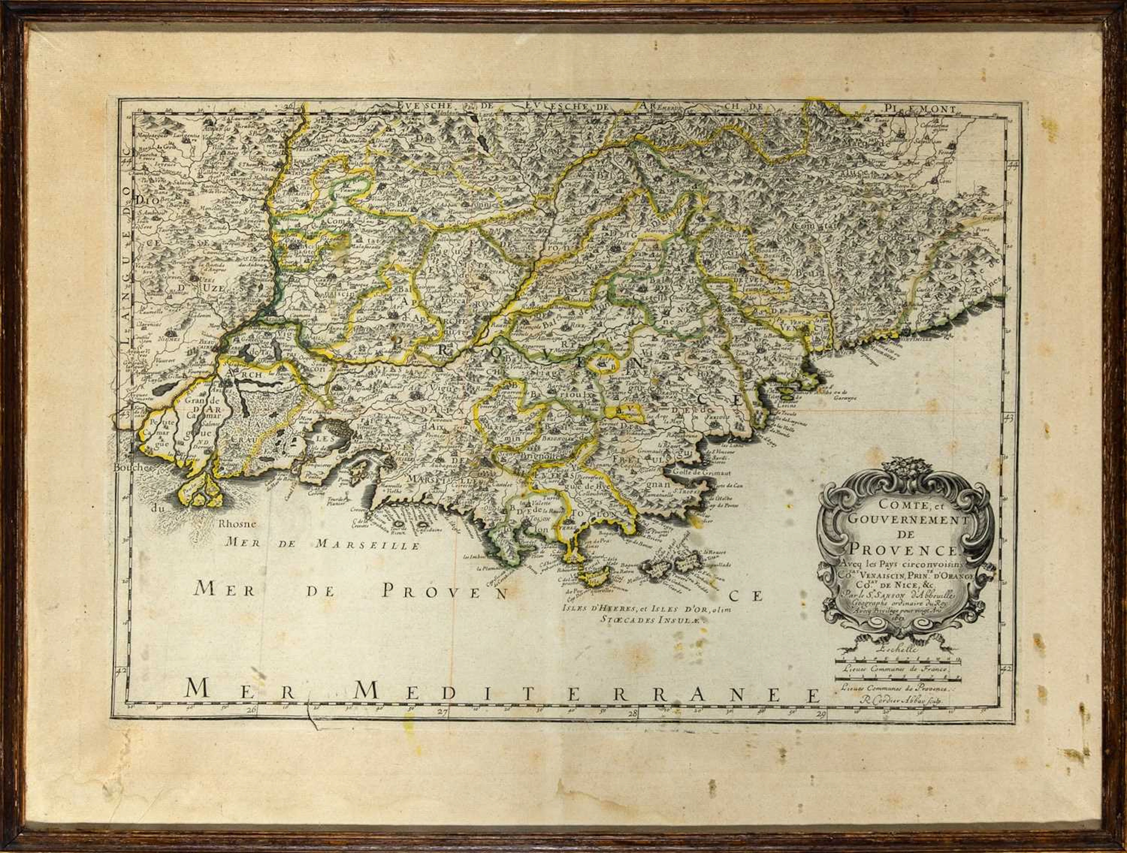 A map of Provence