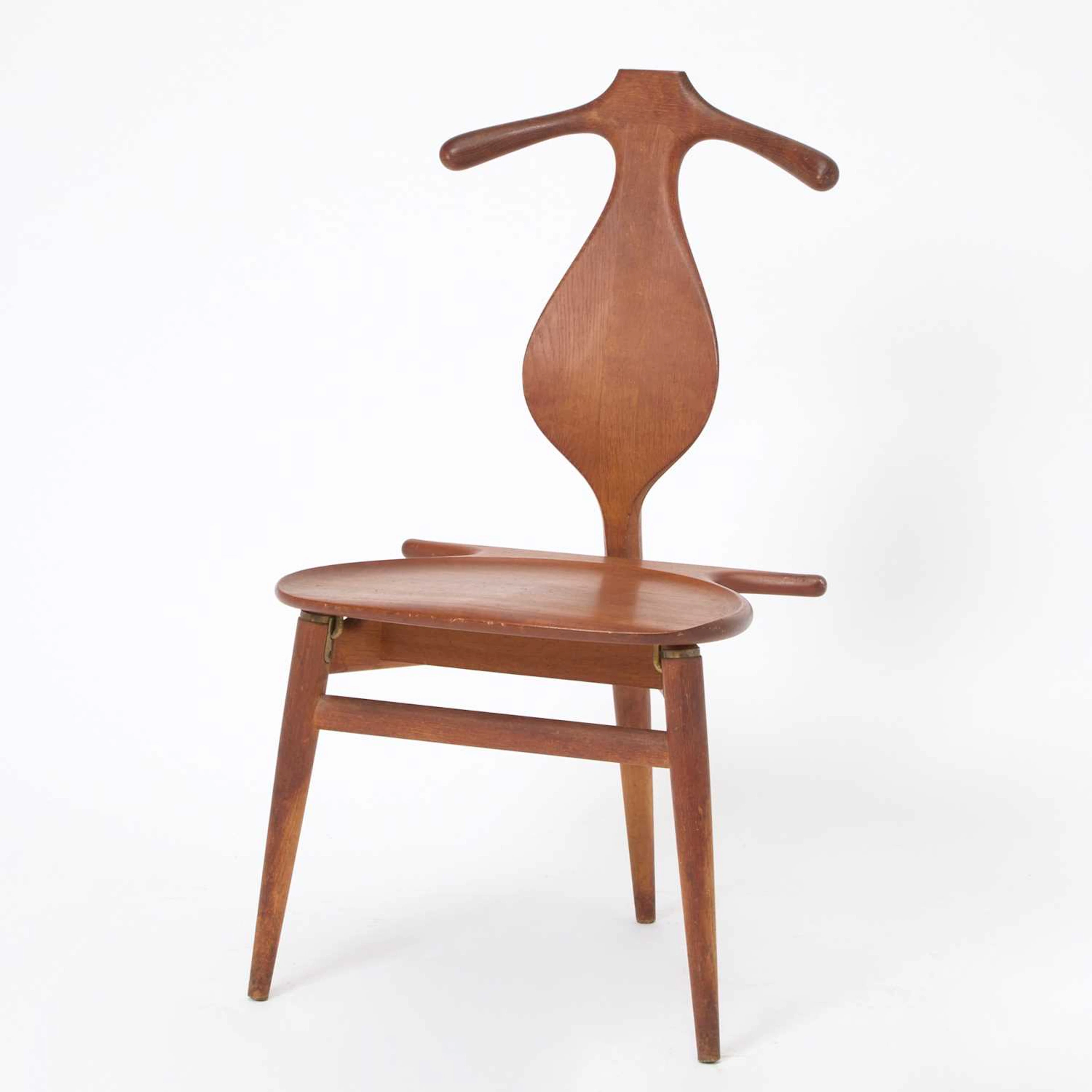 Hans Wegner for Johannes Hansen Oak "JH250 Valet" Chair