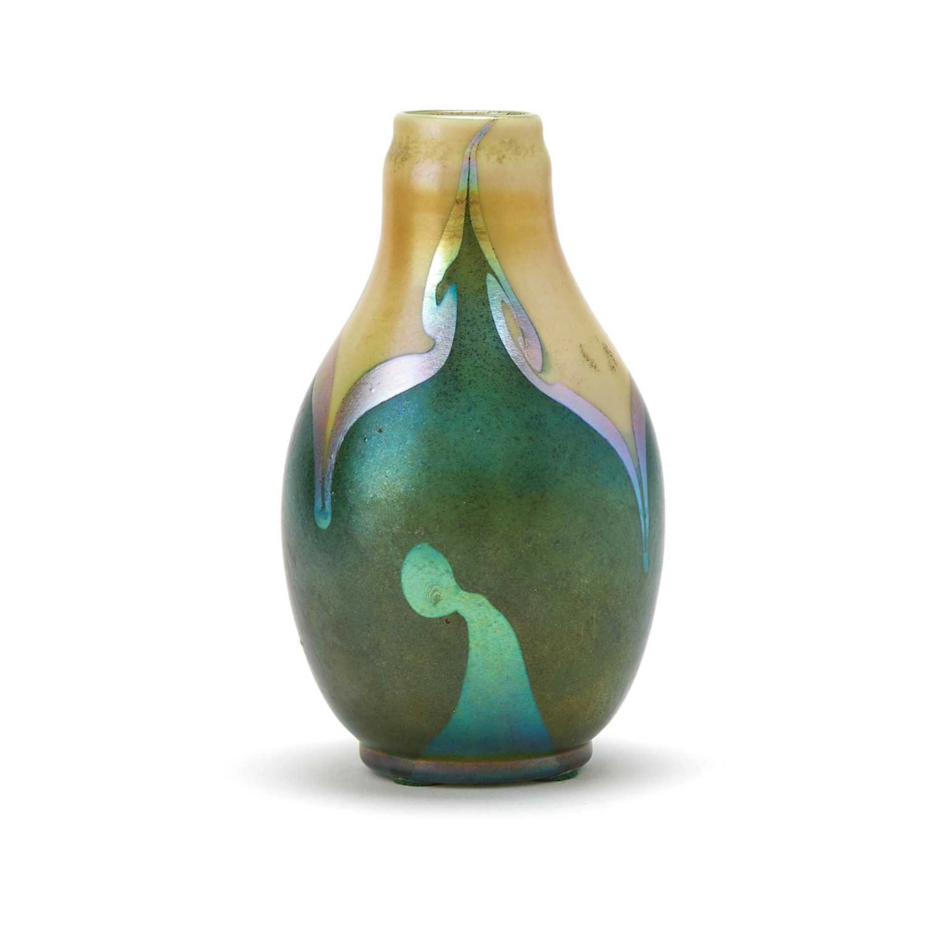 Tiffany Blown Favrile Glass Cabinet Vase