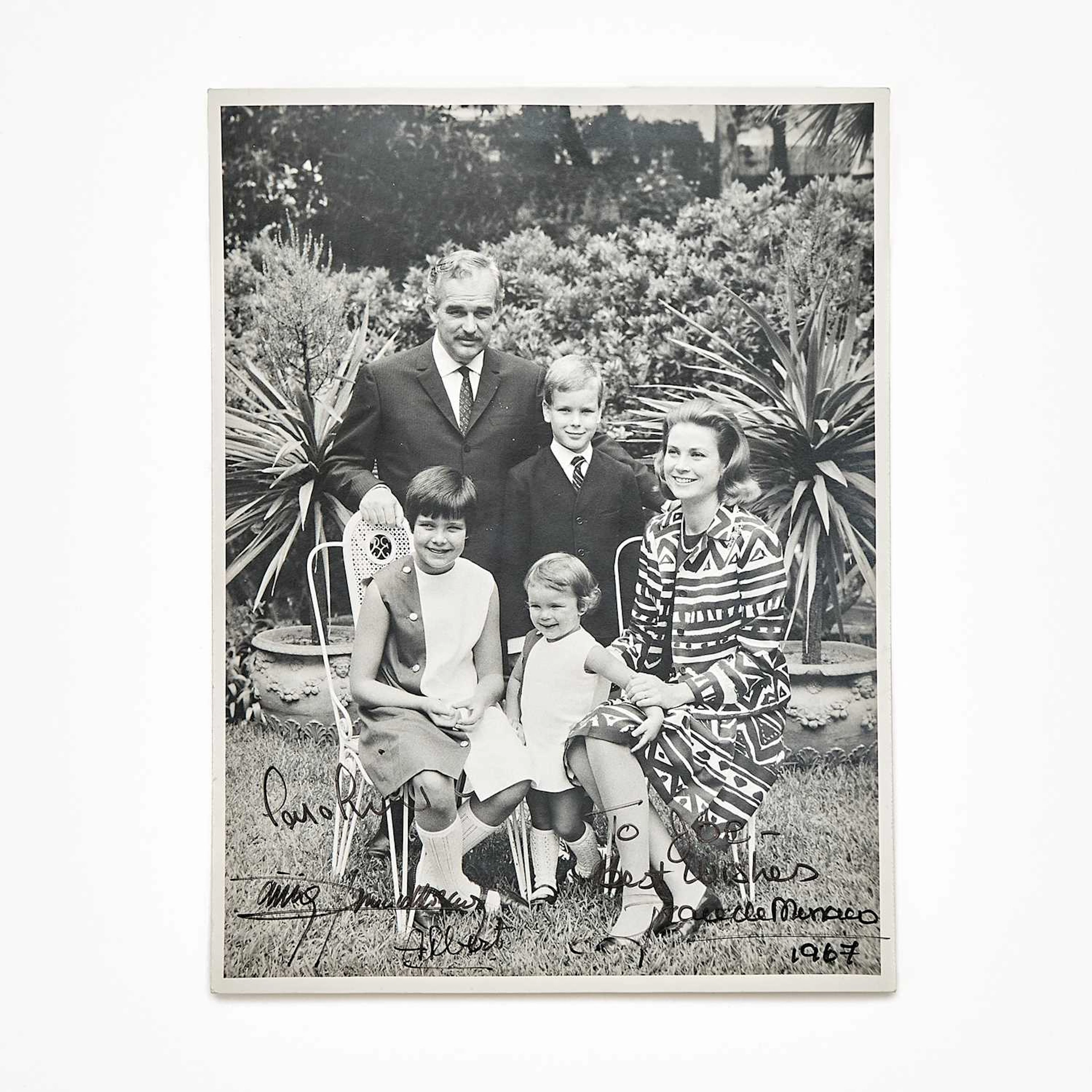 A remarkable archive of notes and items from Princess Grace to an
