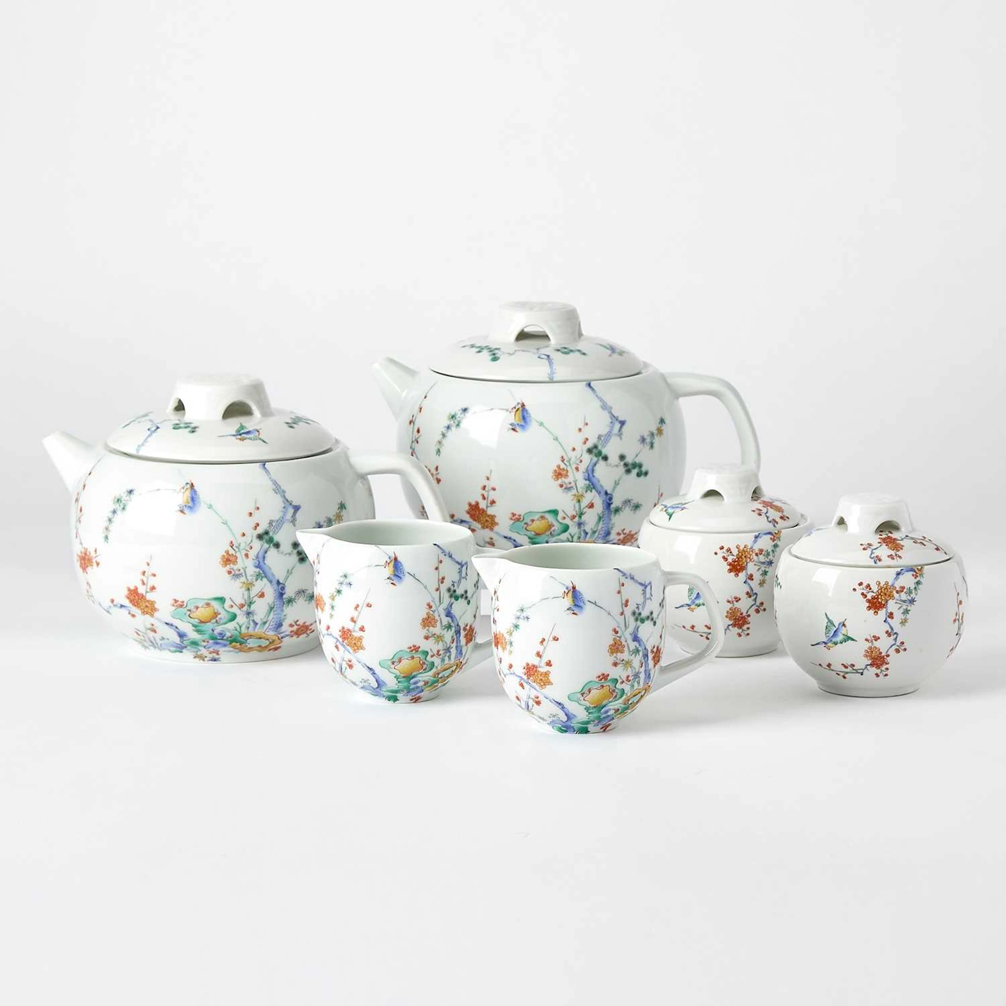 Limoges Porcelain Partial Tea Service