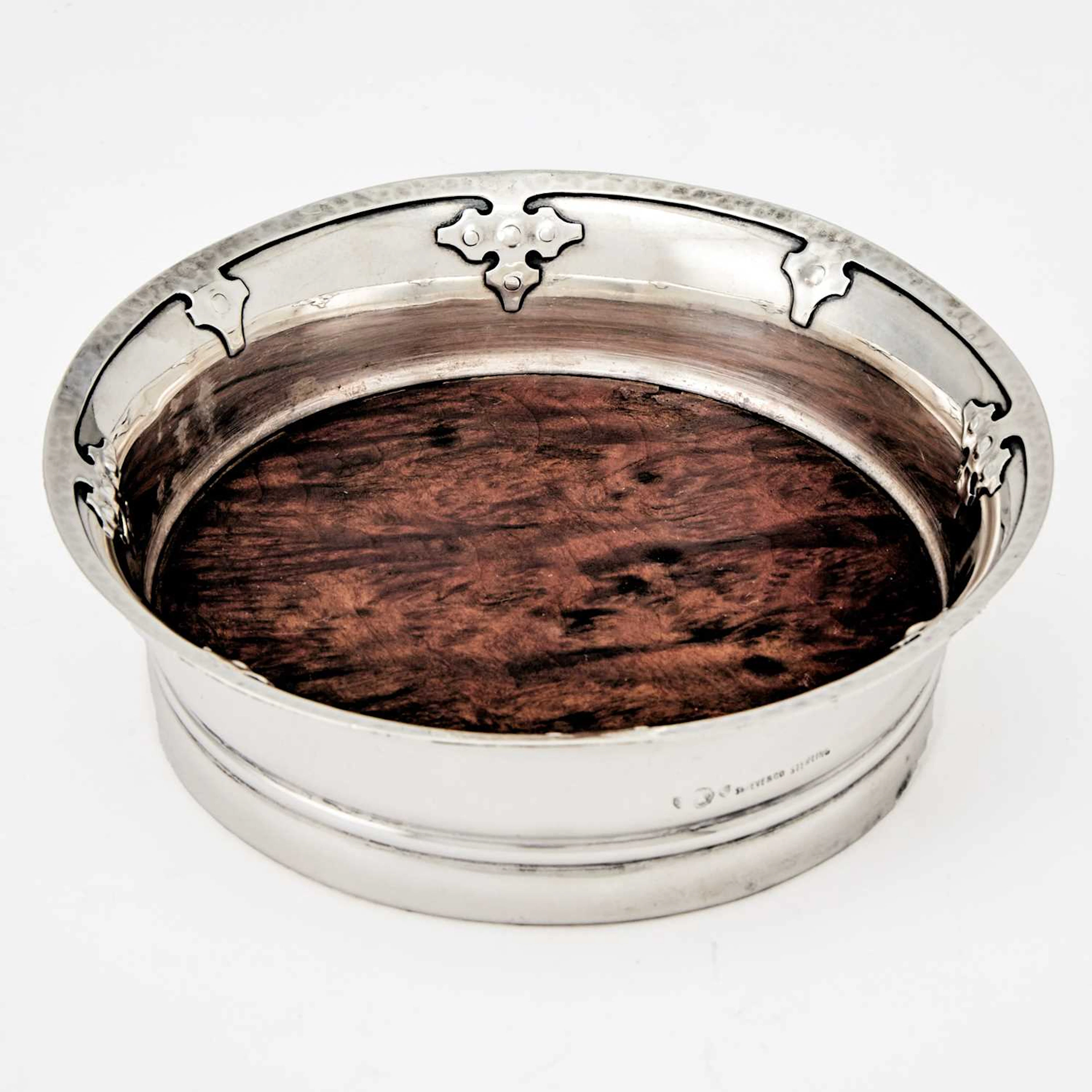 Shreve & Co. Sterling Silver "Fourteenth Century" Pattern Wine Coaster