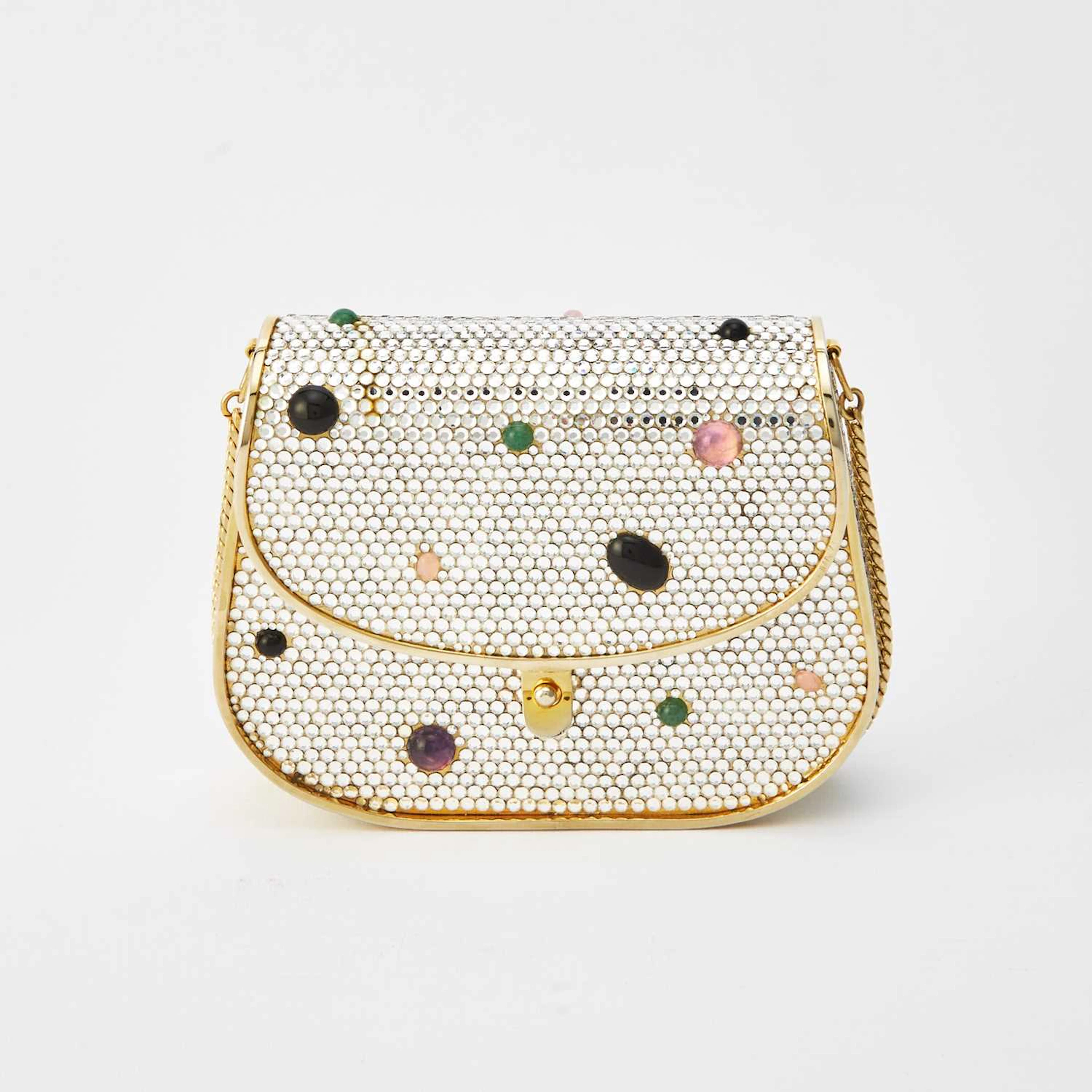 Judith Leiber Rhinestone and Colored Stone Bag