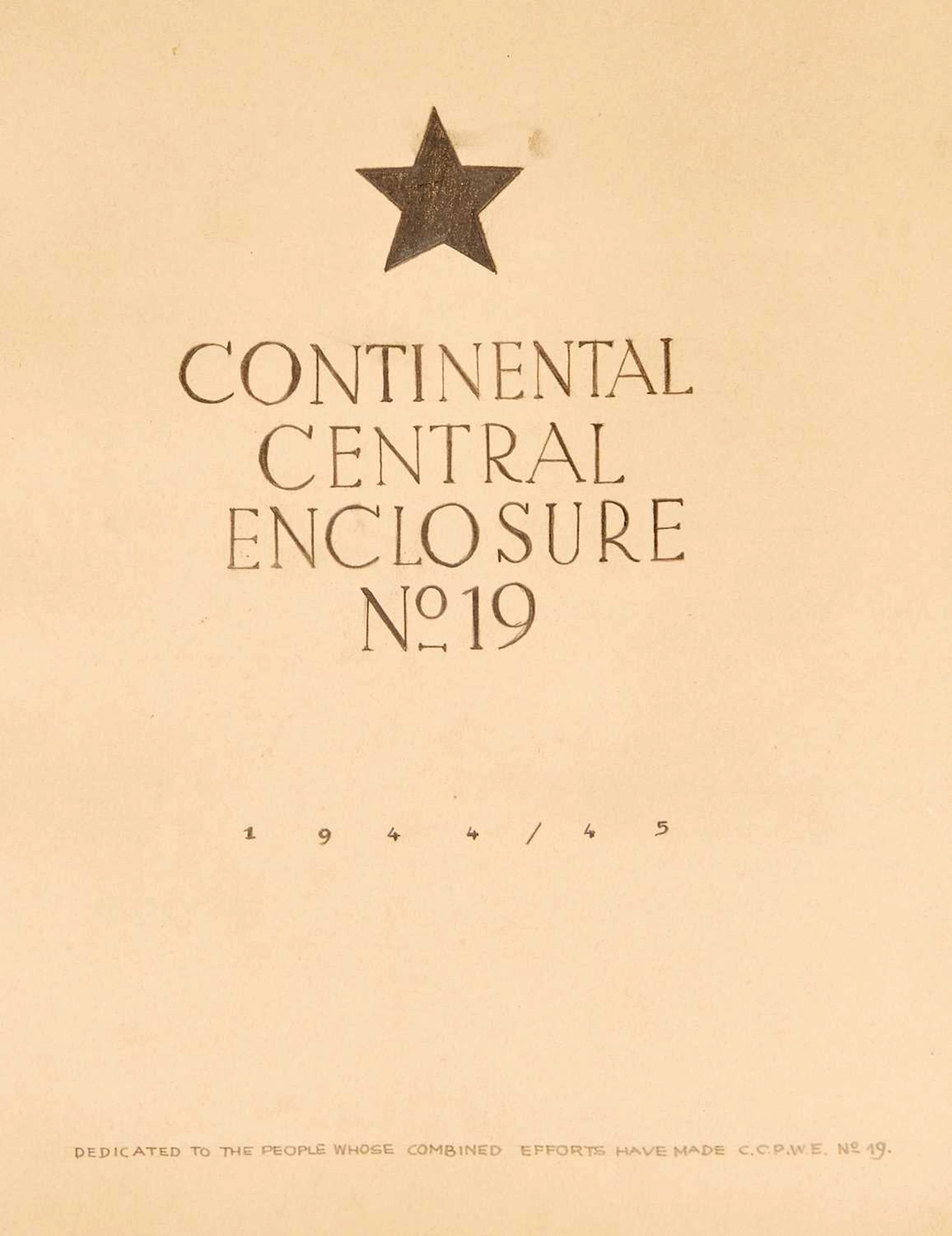 A remarkable WWII album of typescripts, watercolors, and maps made
