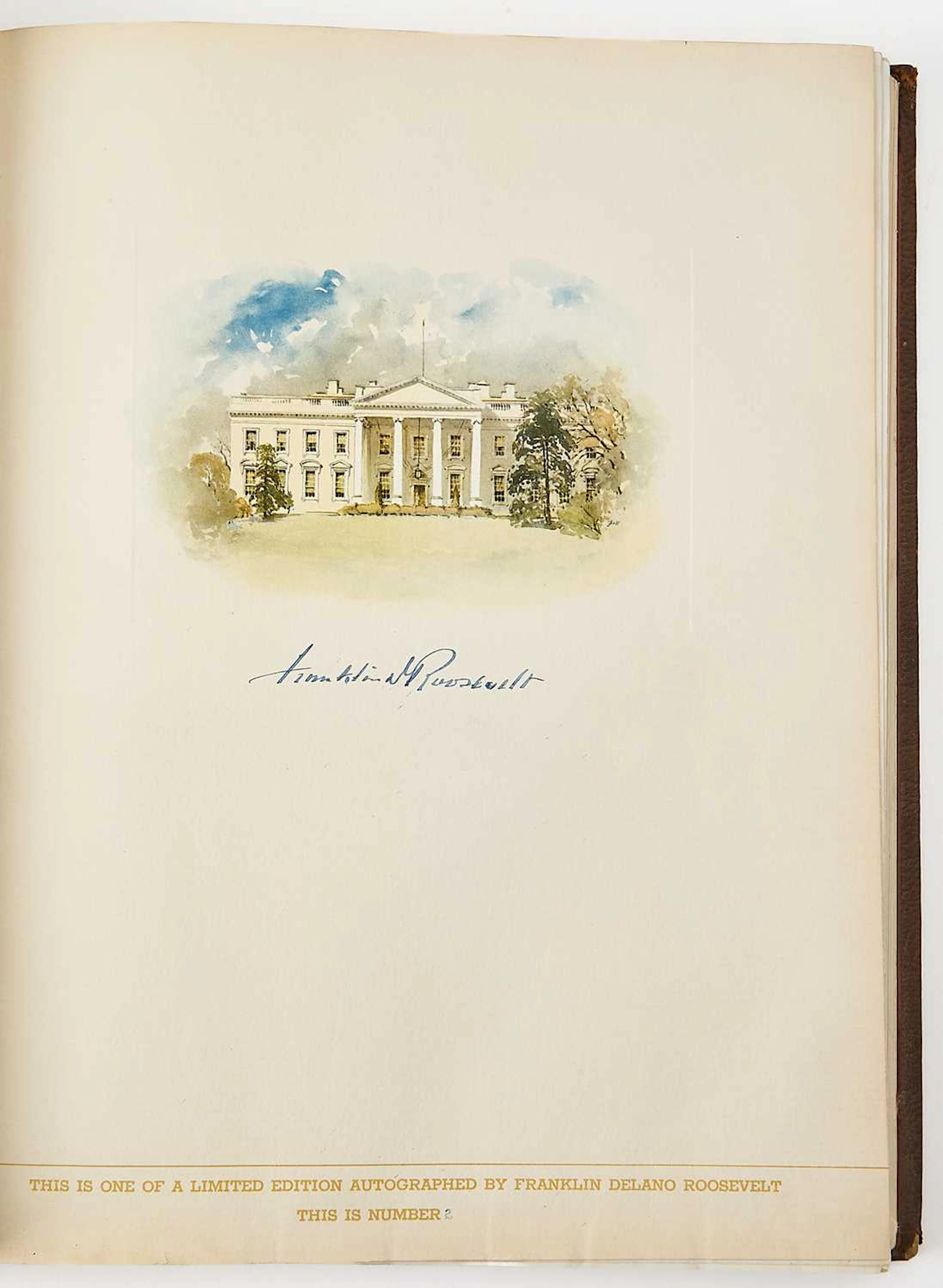 Vice-President Garner's copy of The Democratic Book with two Roosevelt