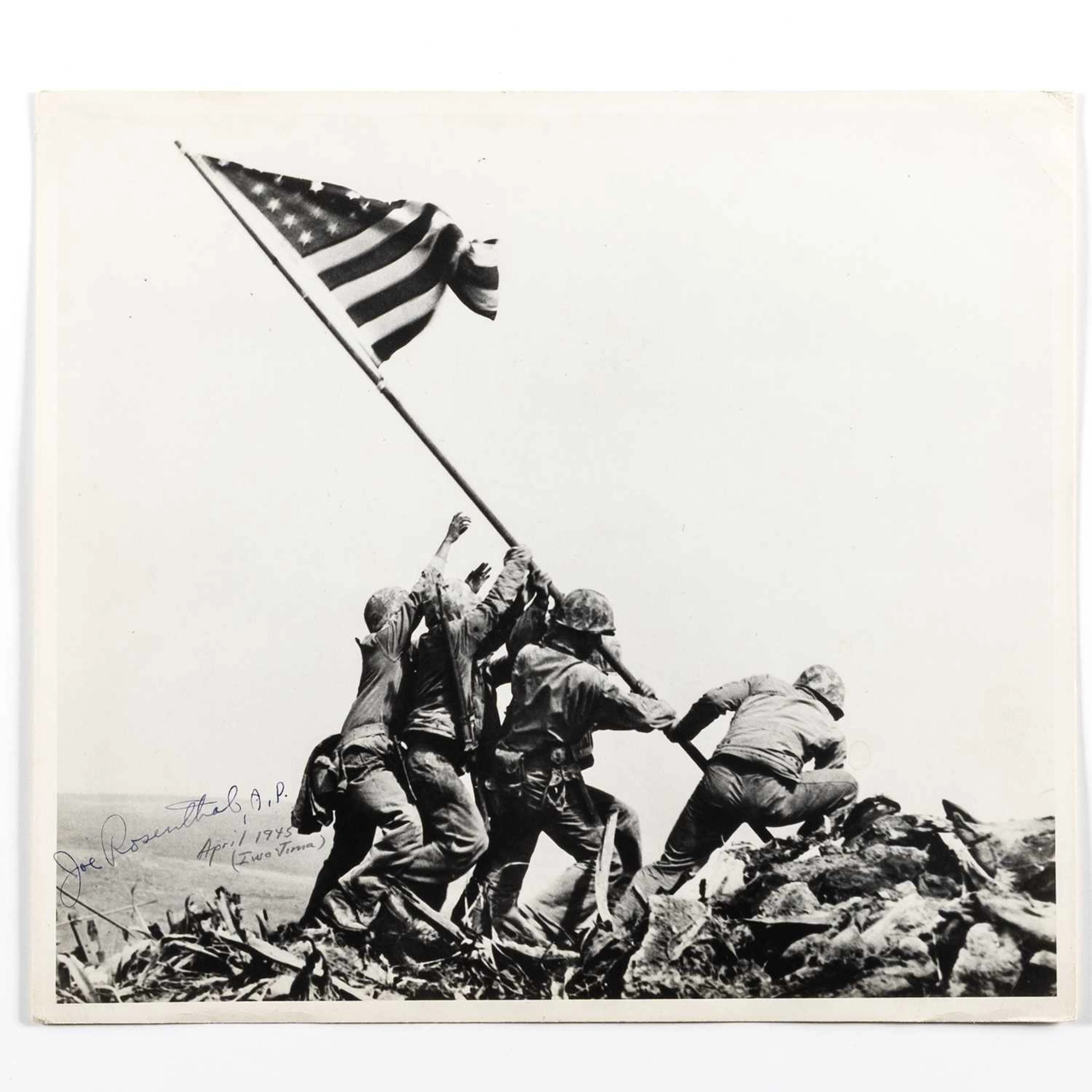 Joe Rosenthal, Raising the Flag on Mt. Suribachi, Iwo Jima, 1945