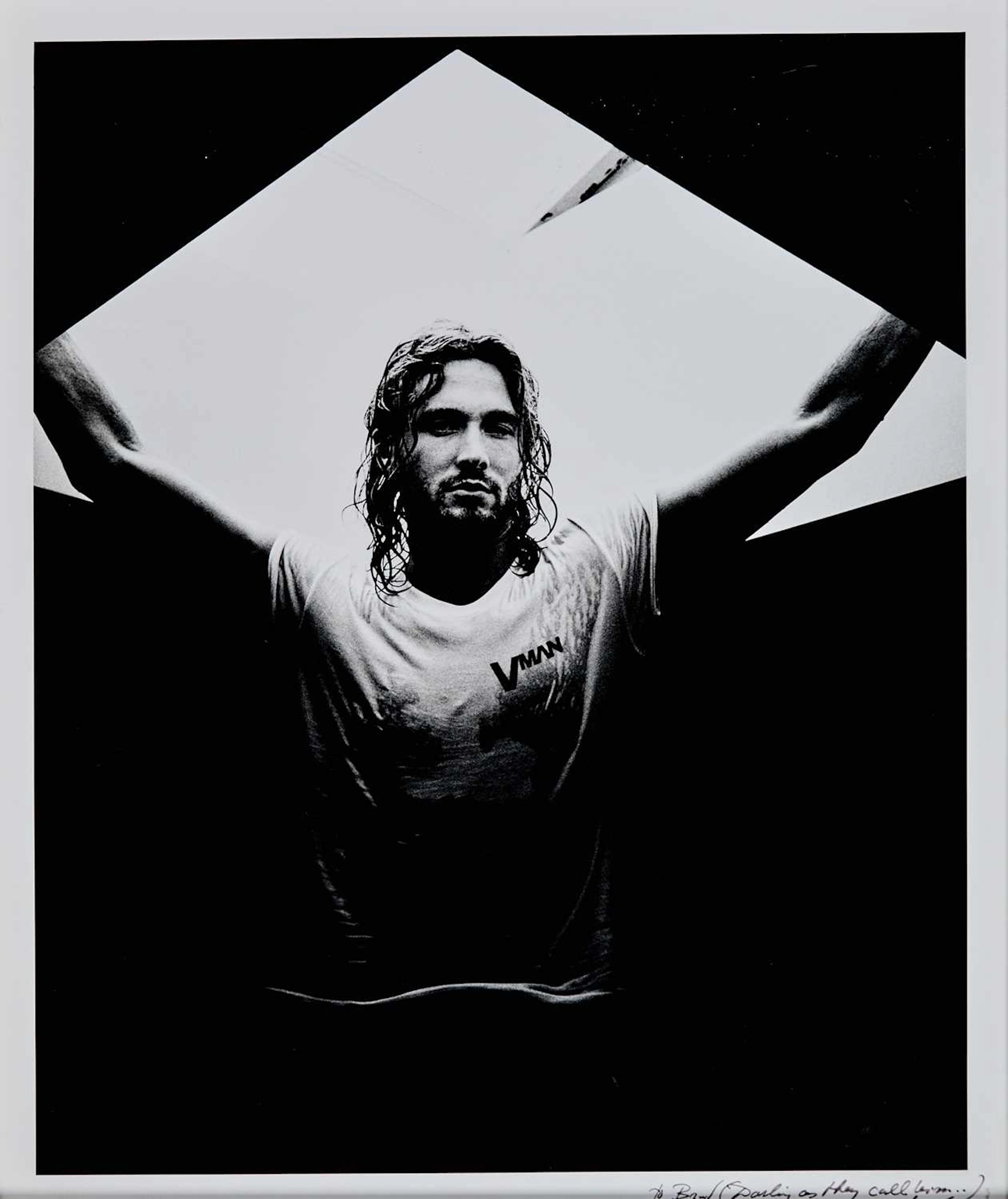 Karl Lagerfeld, Male Figure with Raised Arms, 2003