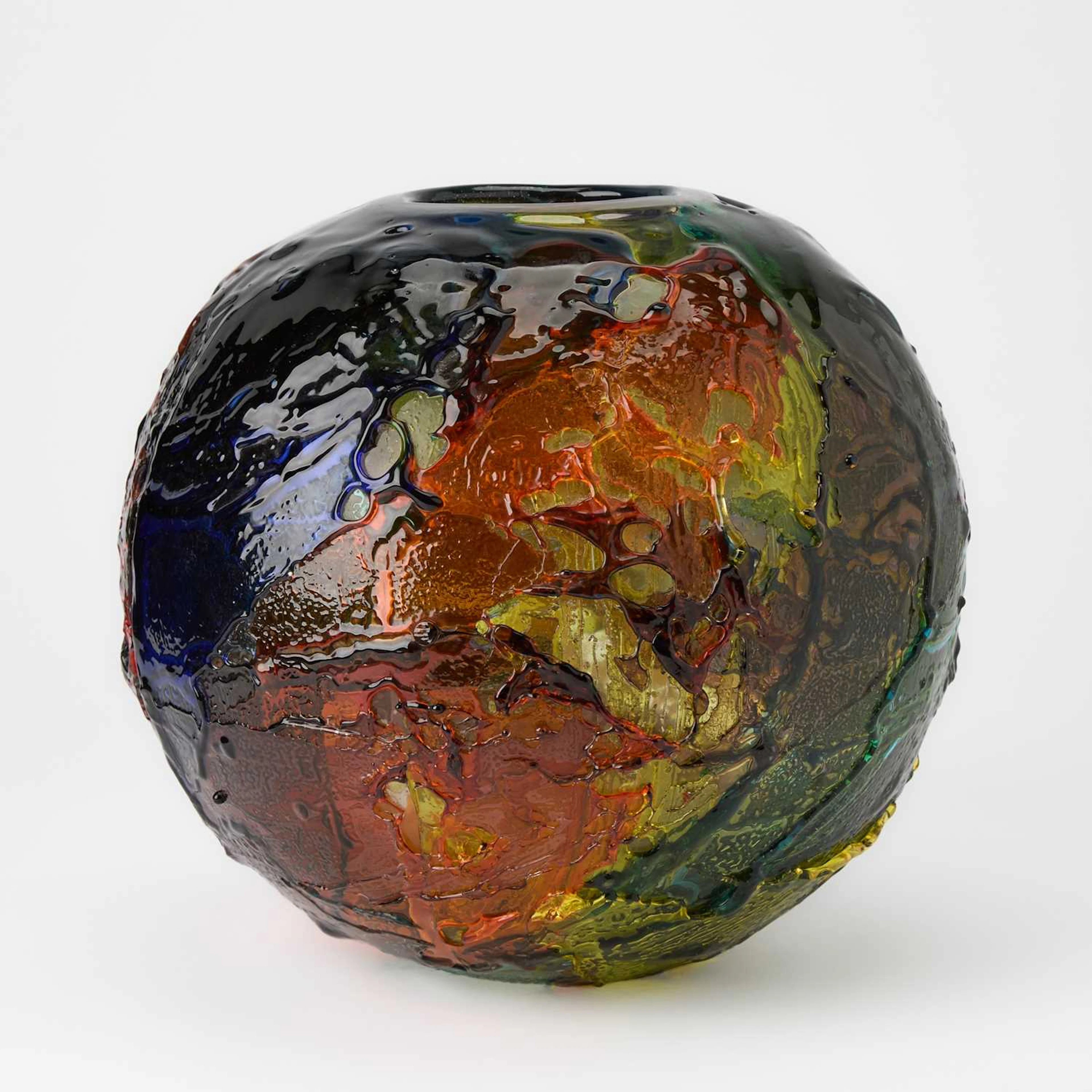 Gae Aulenti for Venini Hand-Blown Glass "Geacolor" Vase