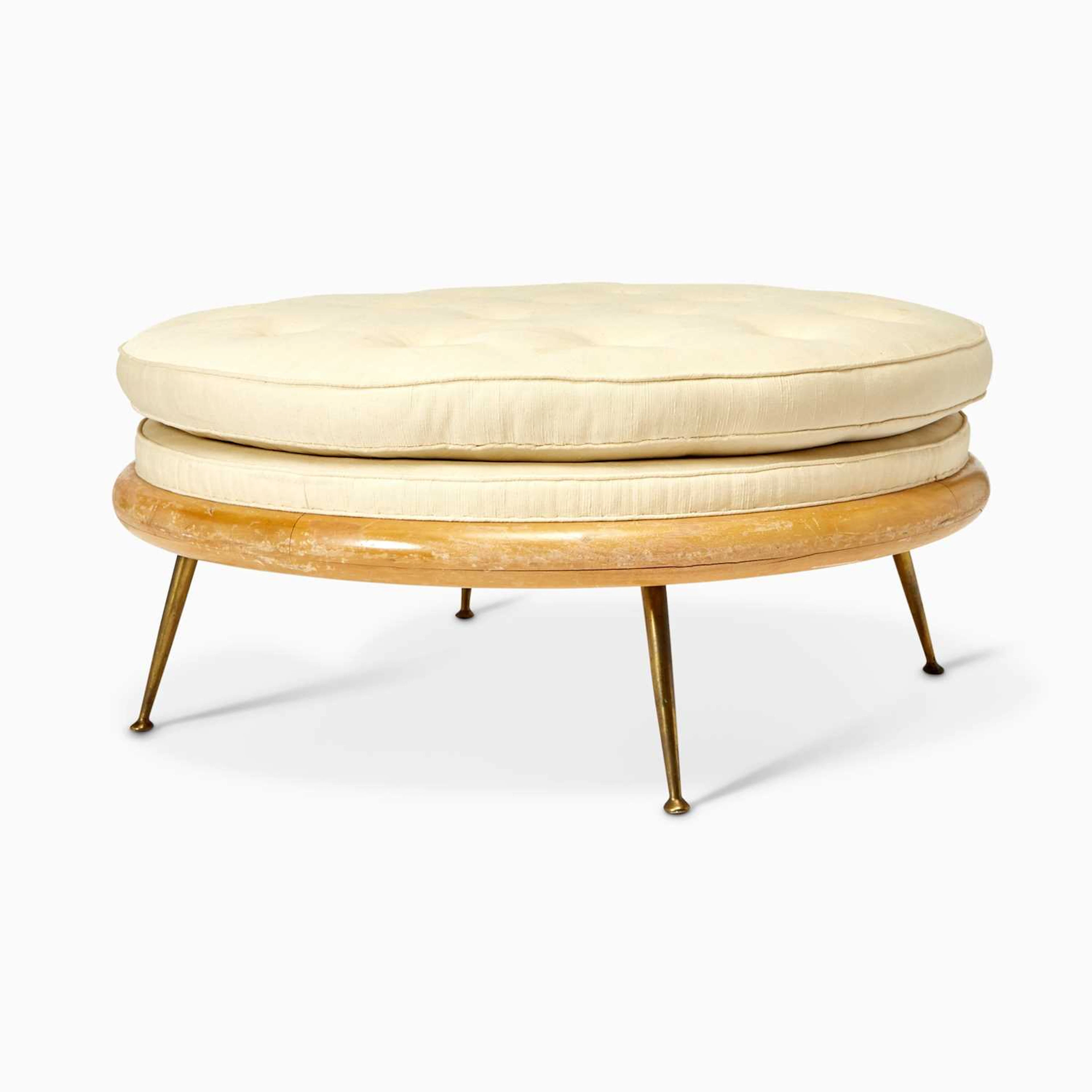 T.H. Robsjohn-Gibbings for Widdicomb Upholstered Walnut "Model 1745"