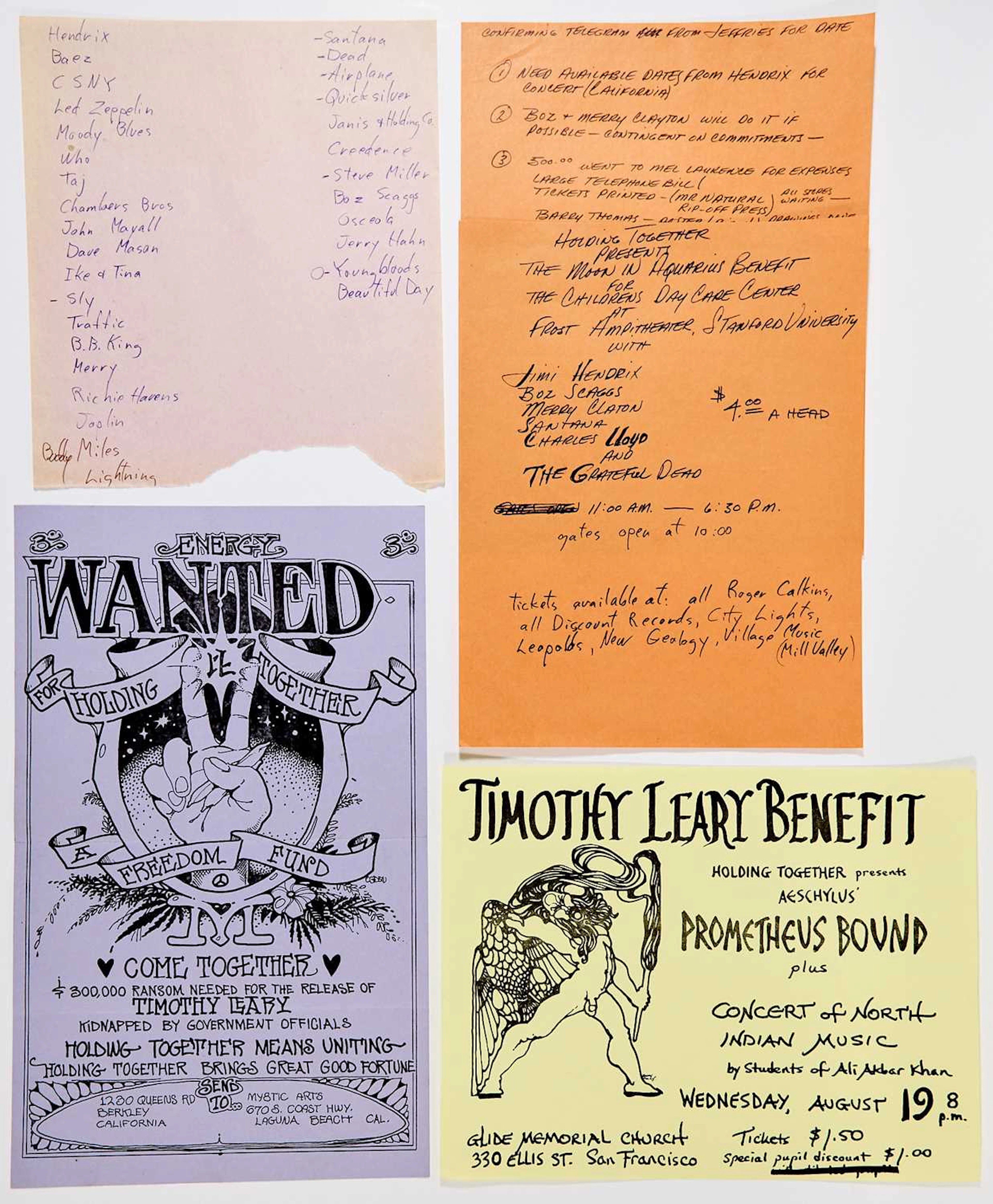 An important archive of manuscripts and materials following Timothy