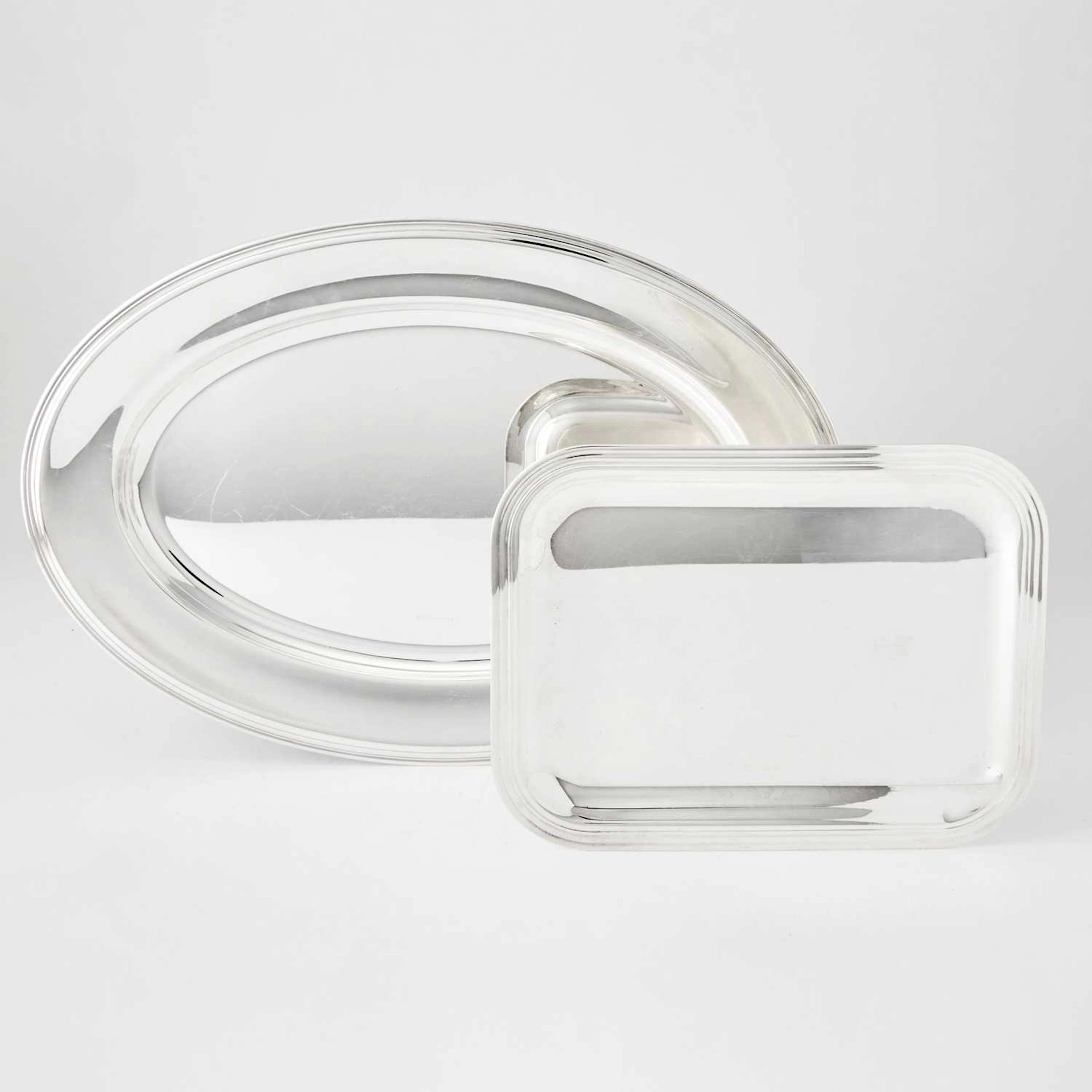 Group of Christofle Silver Plated Trays