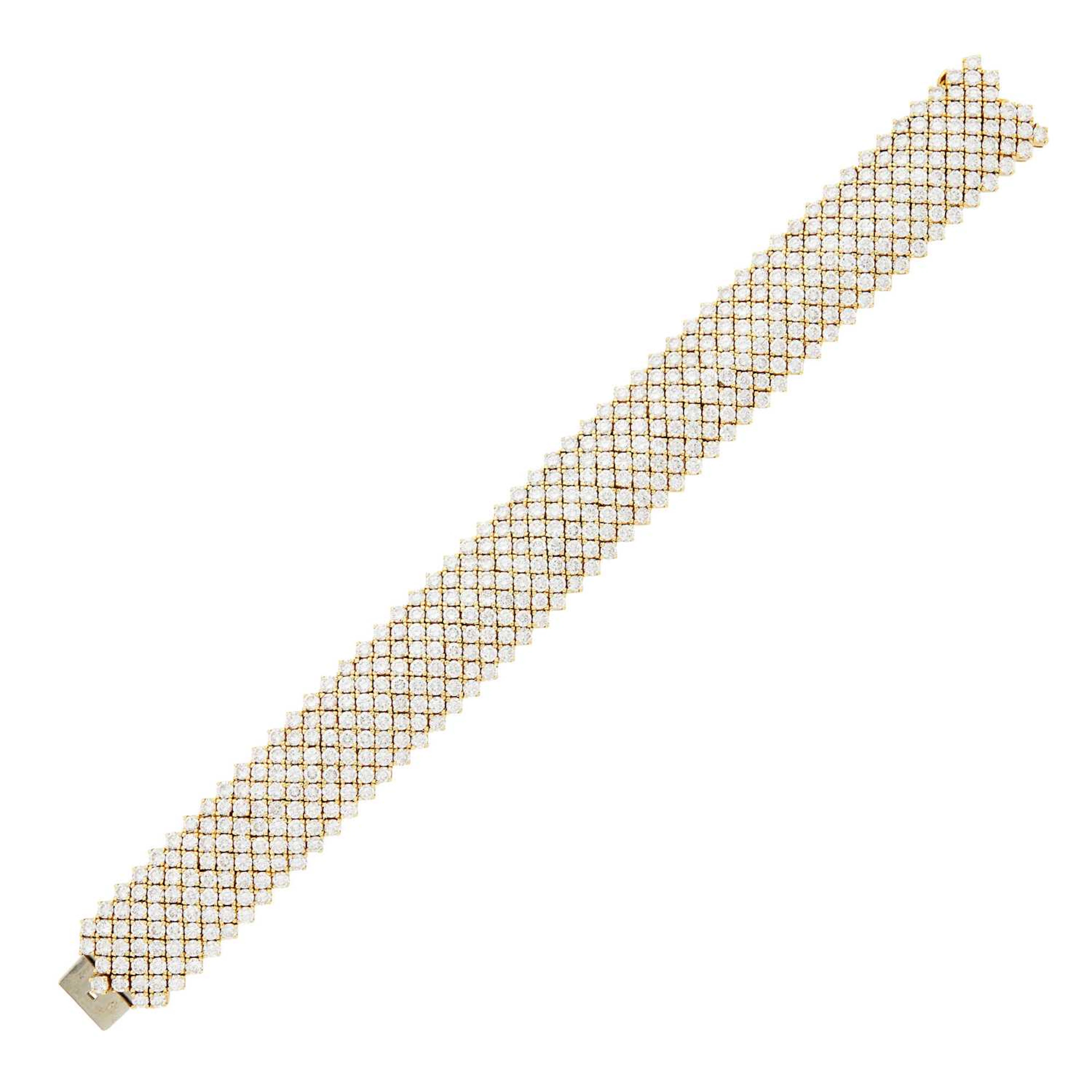 Gold and Diamond Bracelet