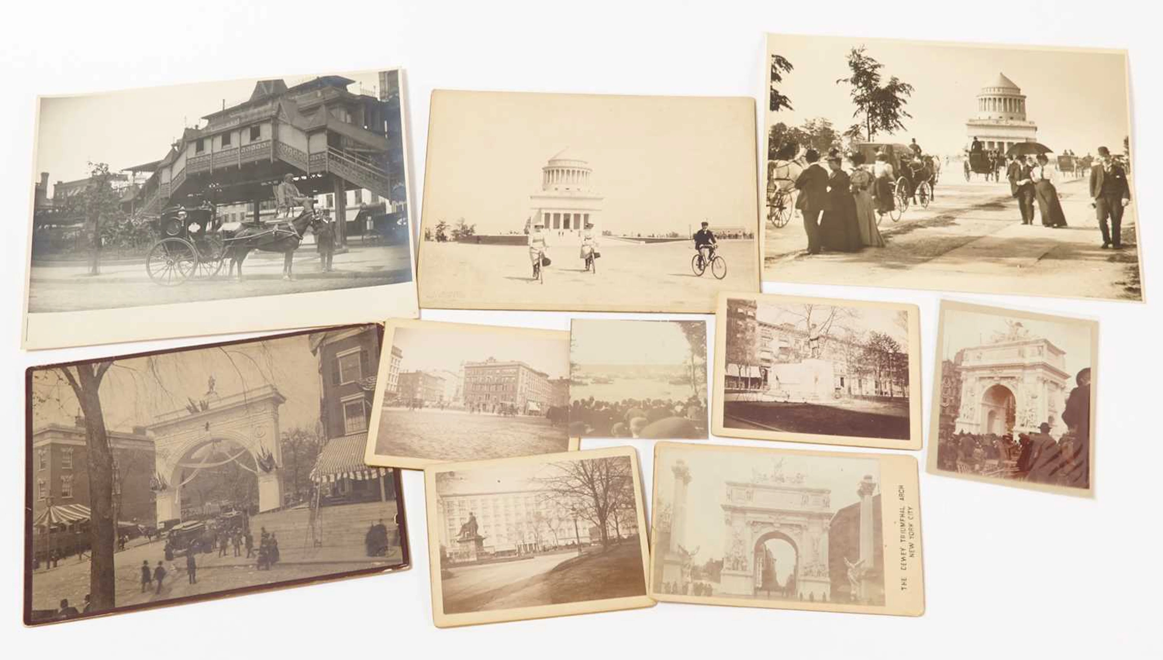 Photographs of NYC monuments, statues, and celebrations