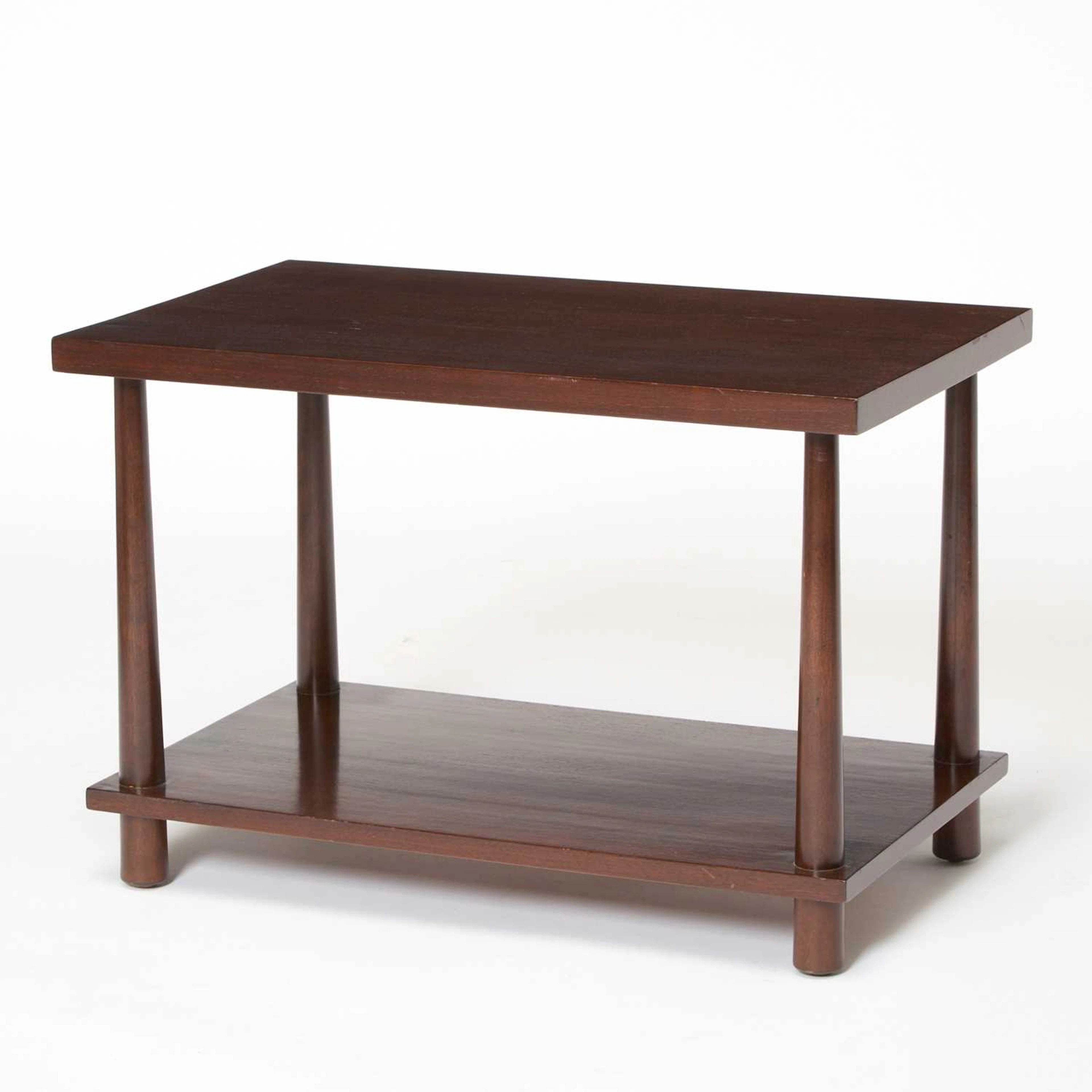 T.H. Robsjohn-Gibbings for Widdicomb Walnut "Model 1643" Side Table