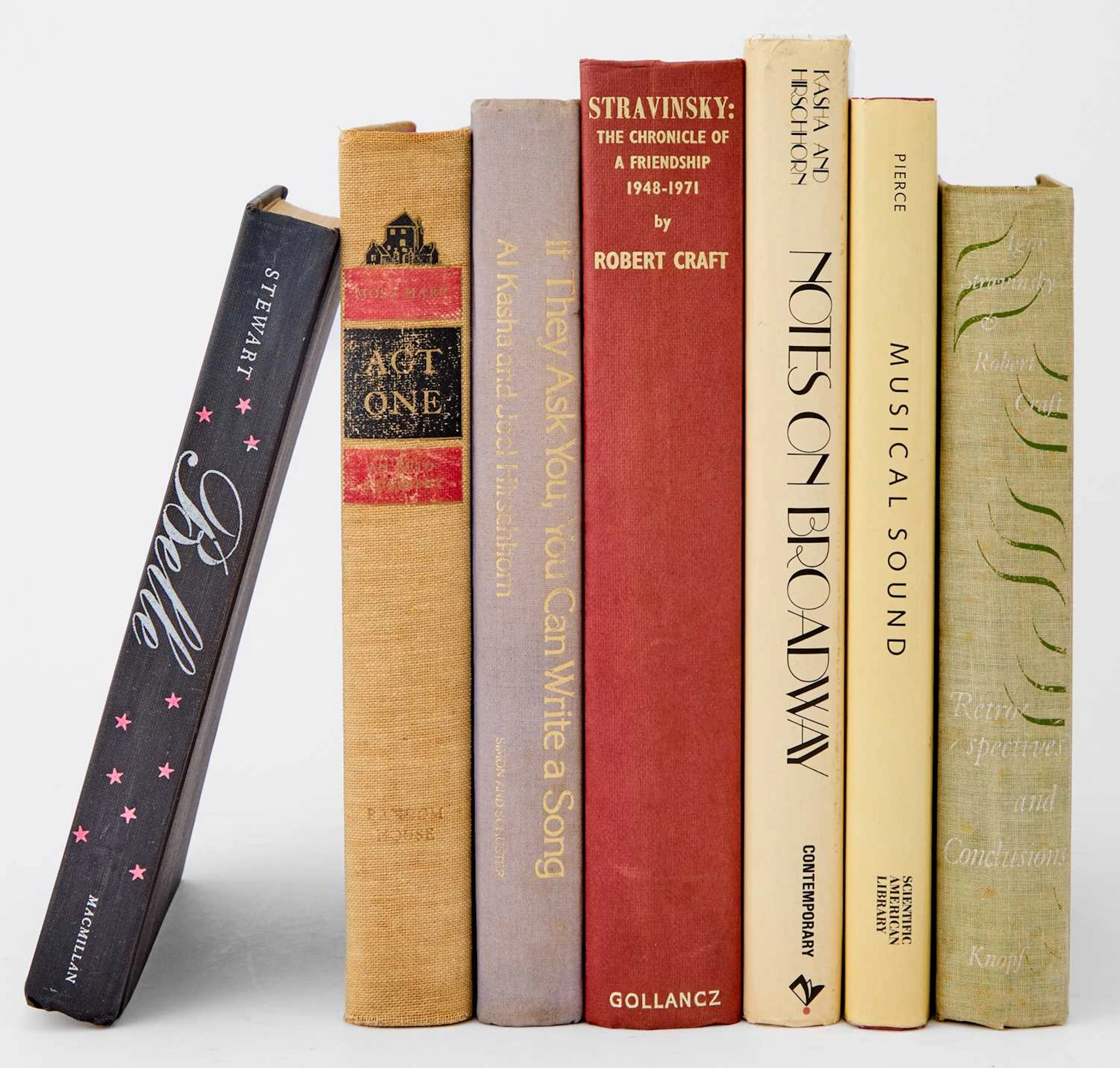 Inscribed books from Charles Strouse's library