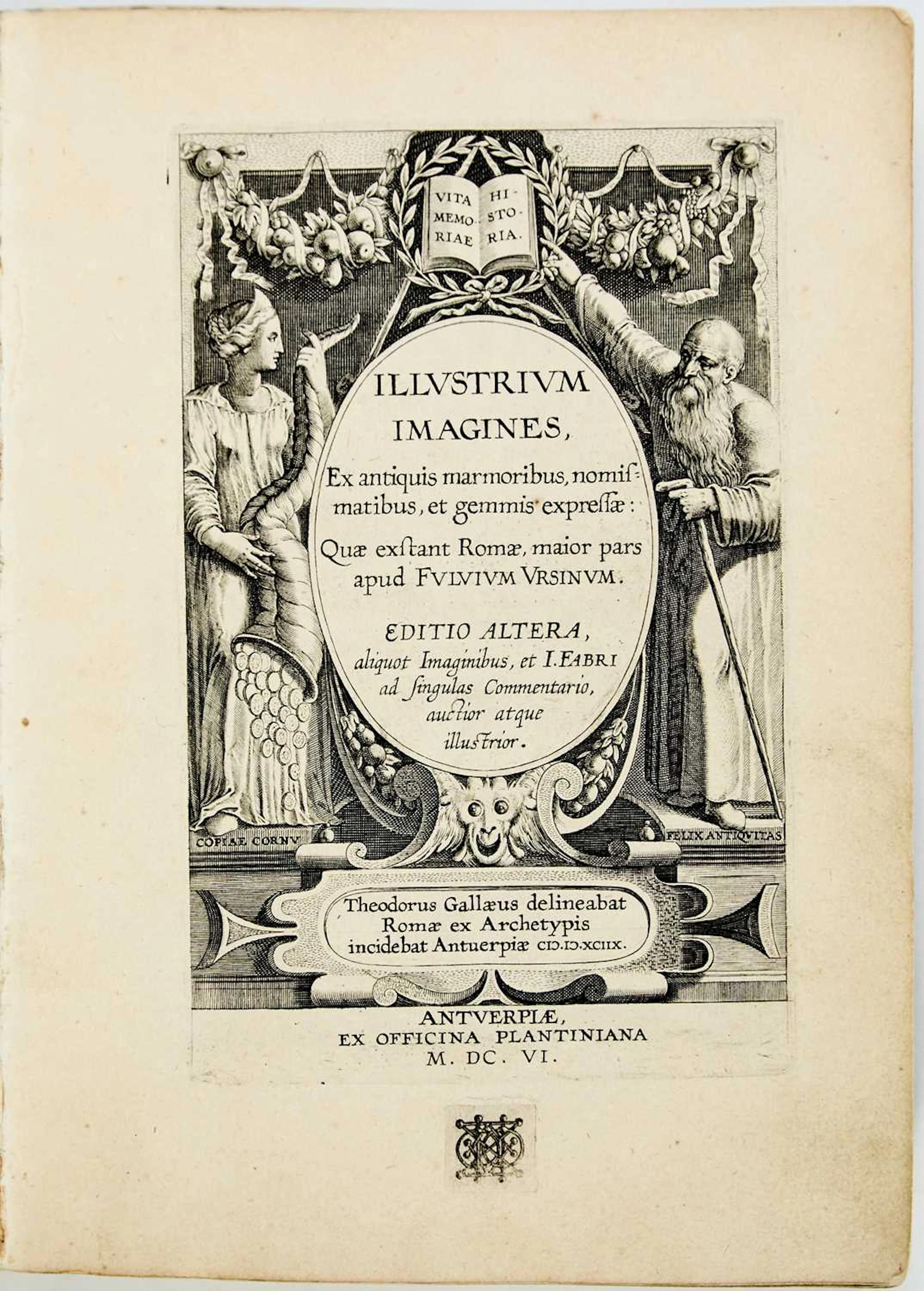 Ancient portraiture, illustrated, in a handsome contemporary binding