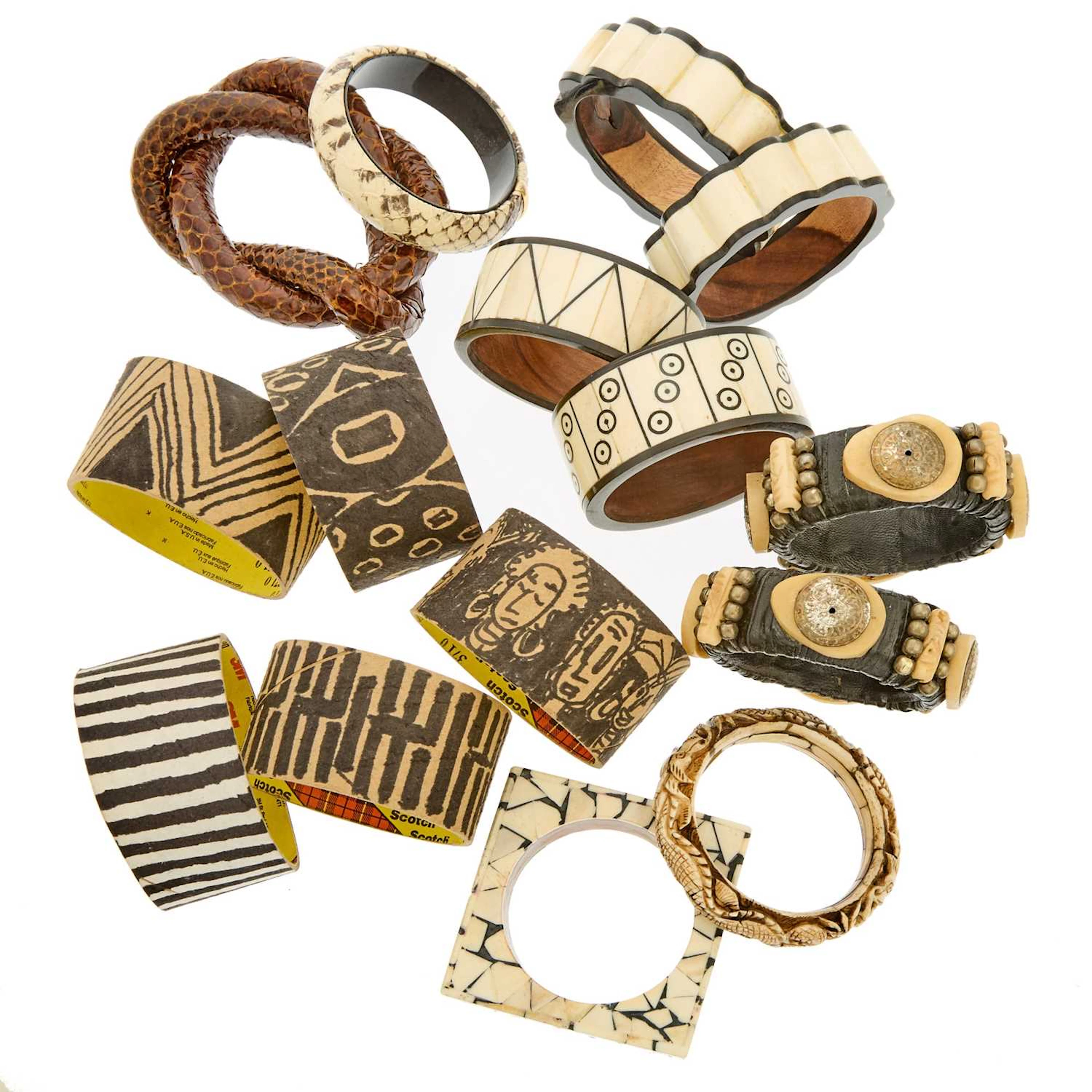 Group of Bangle Bracelets
