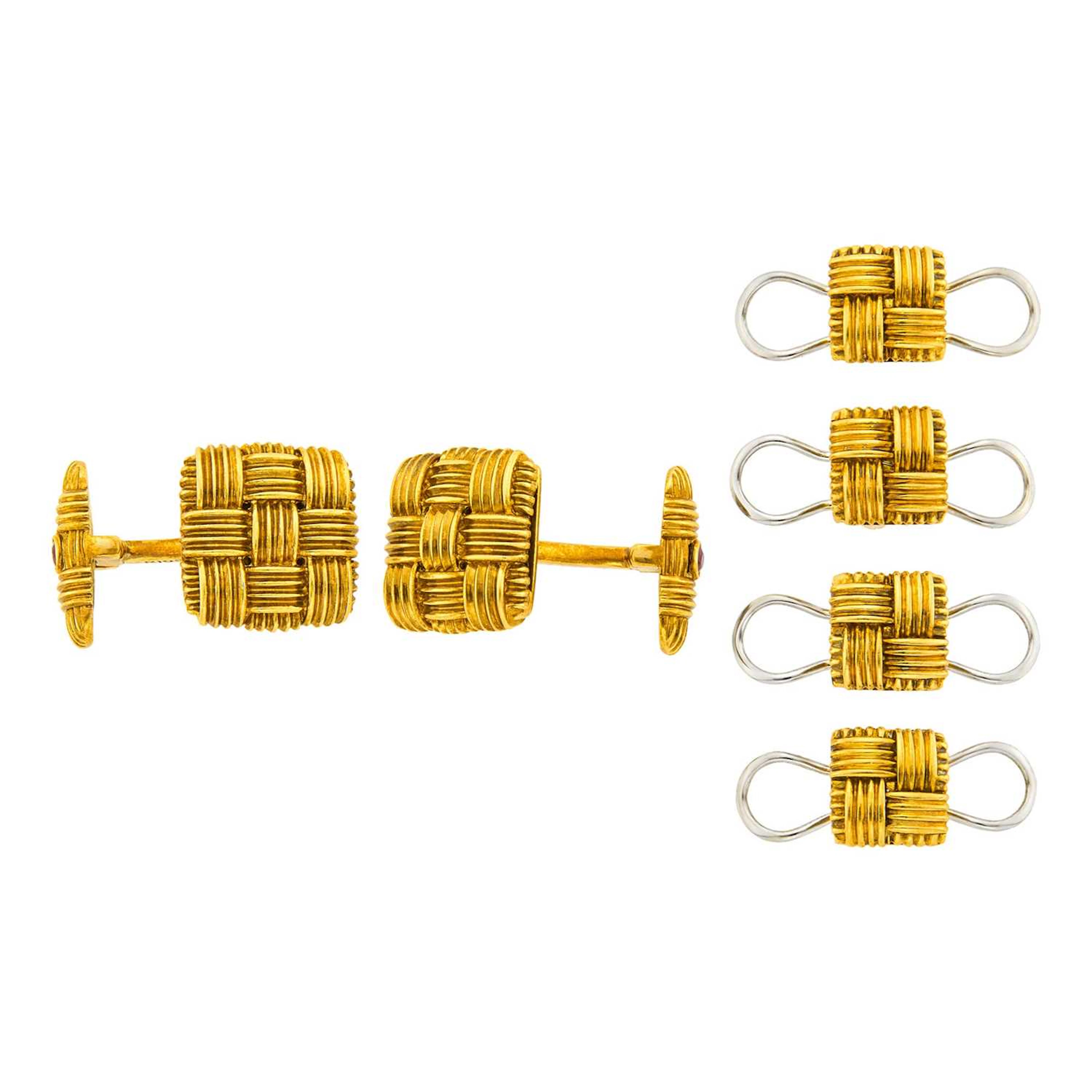 Roberto Coin Gold and Ruby Dress Set