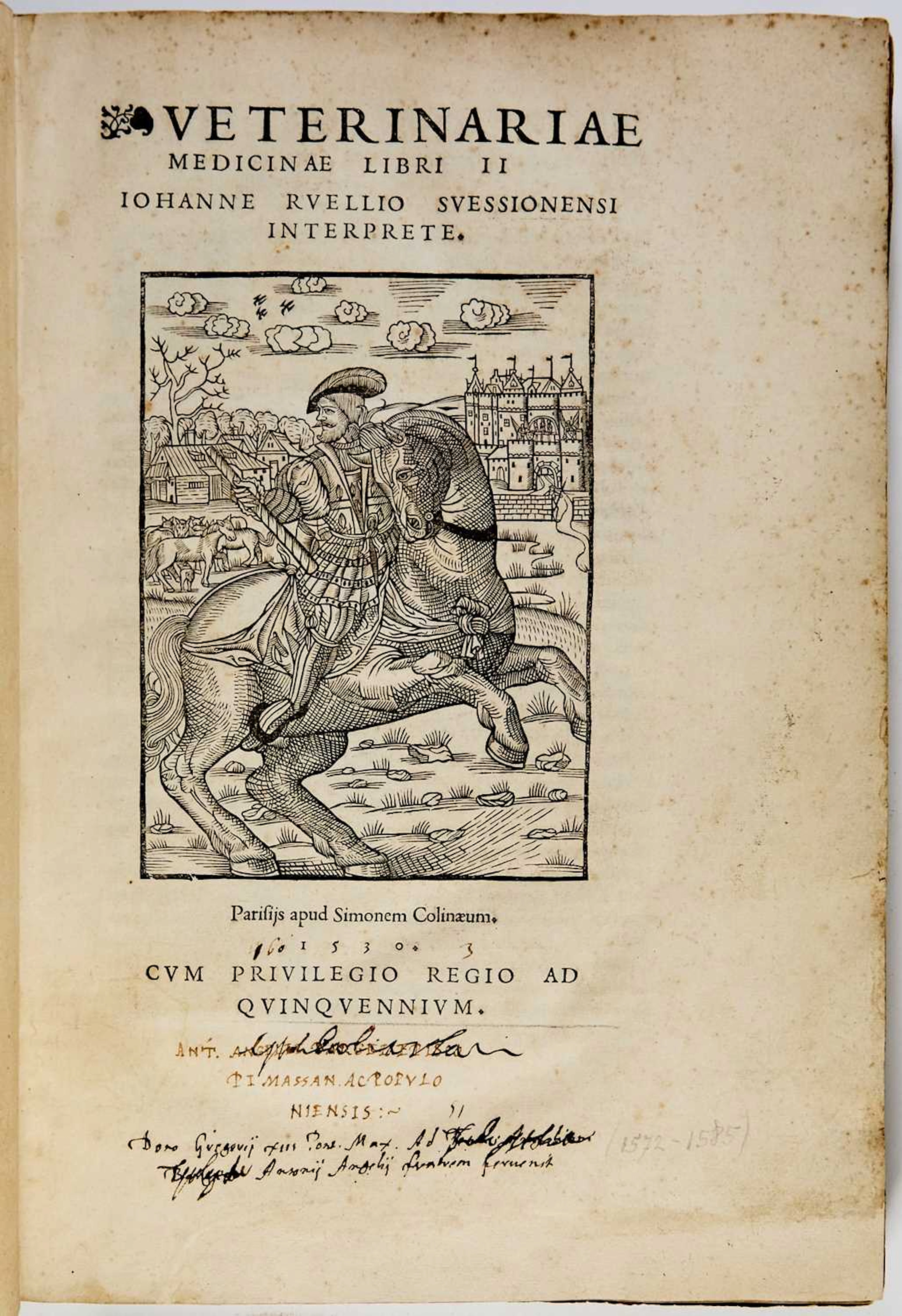 The beautiful Simon de Colines edition of a major early French book