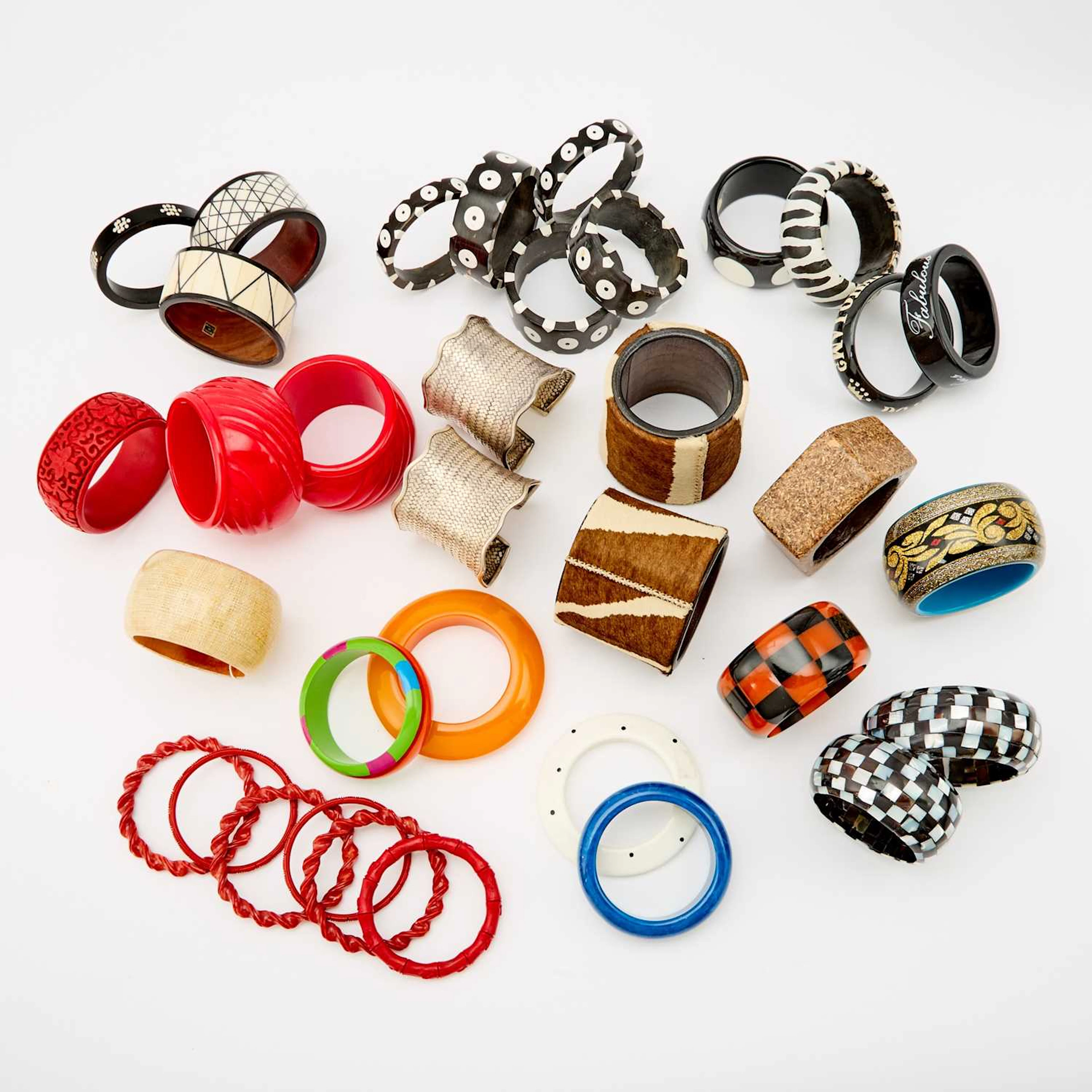 Group of Bangle Bracelets