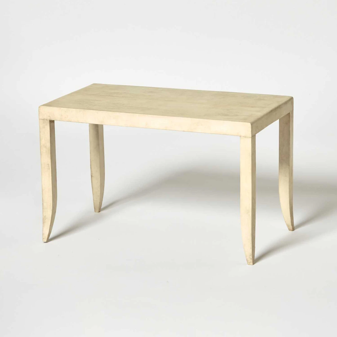 After Andre Arbus Parchment Coffee Table