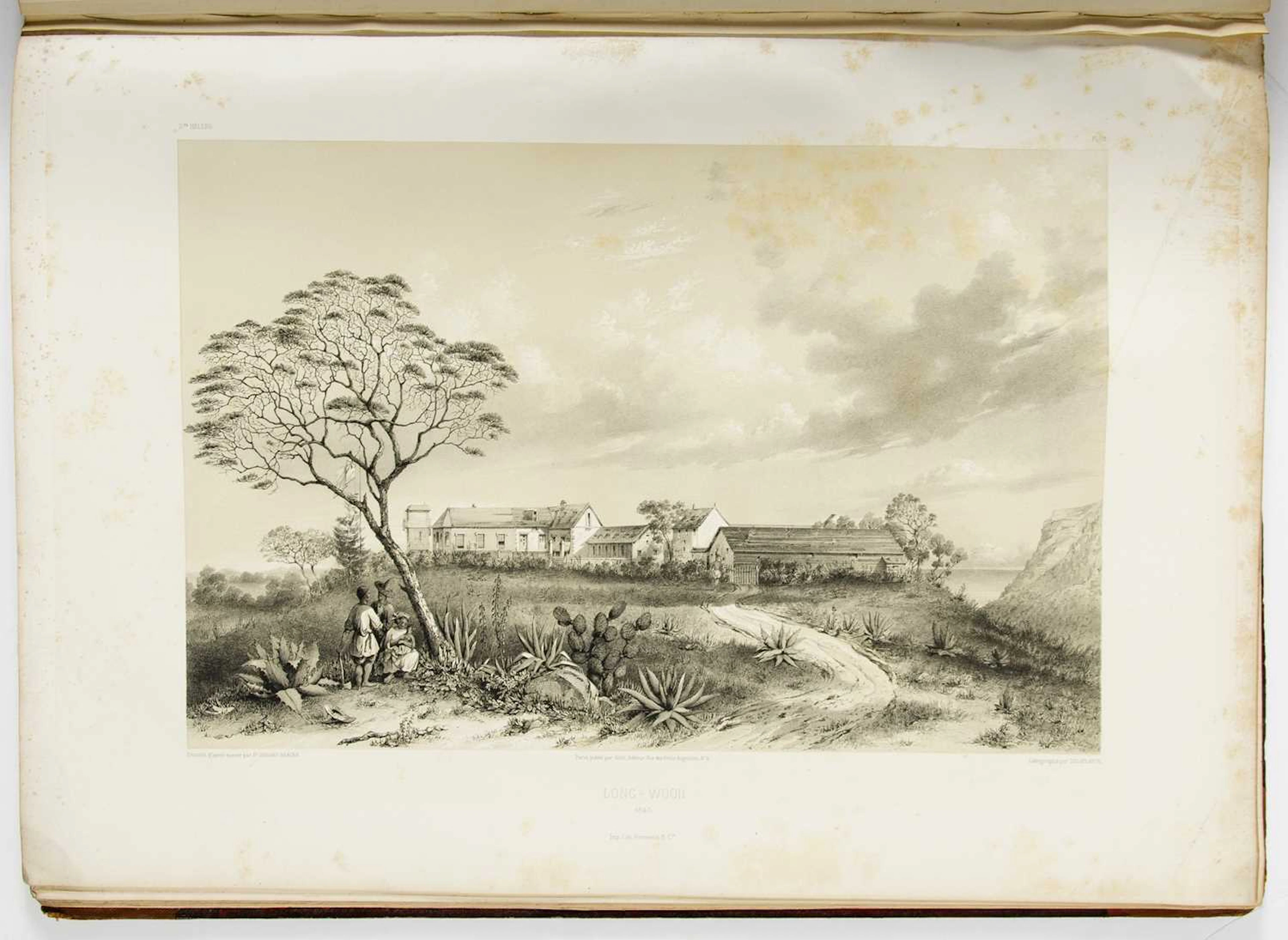 Views of St. Helena as Napoleon was carried into exile