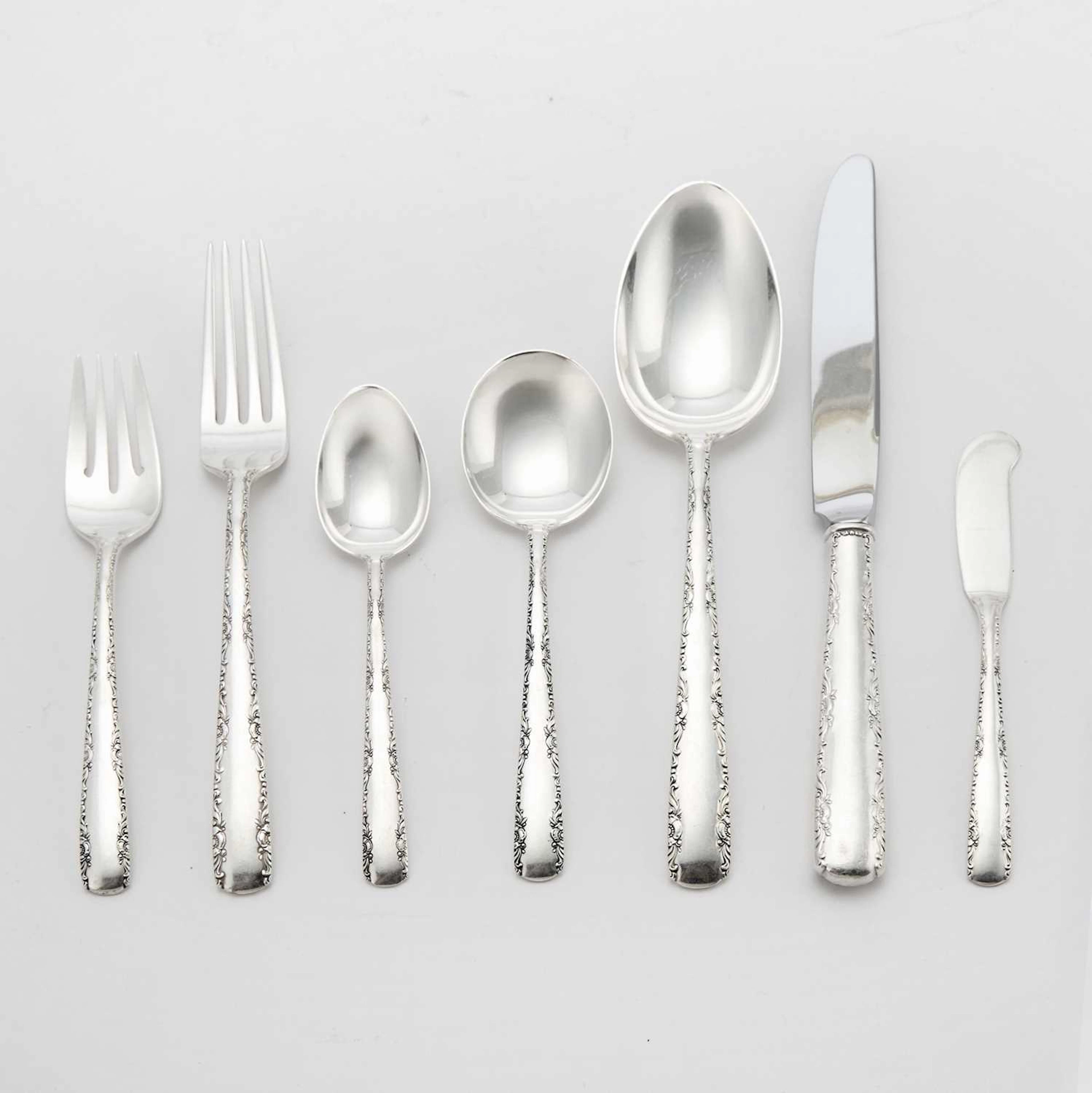 Gorham Sterling Silver 'Camilla' Pattern Part Flatware Service