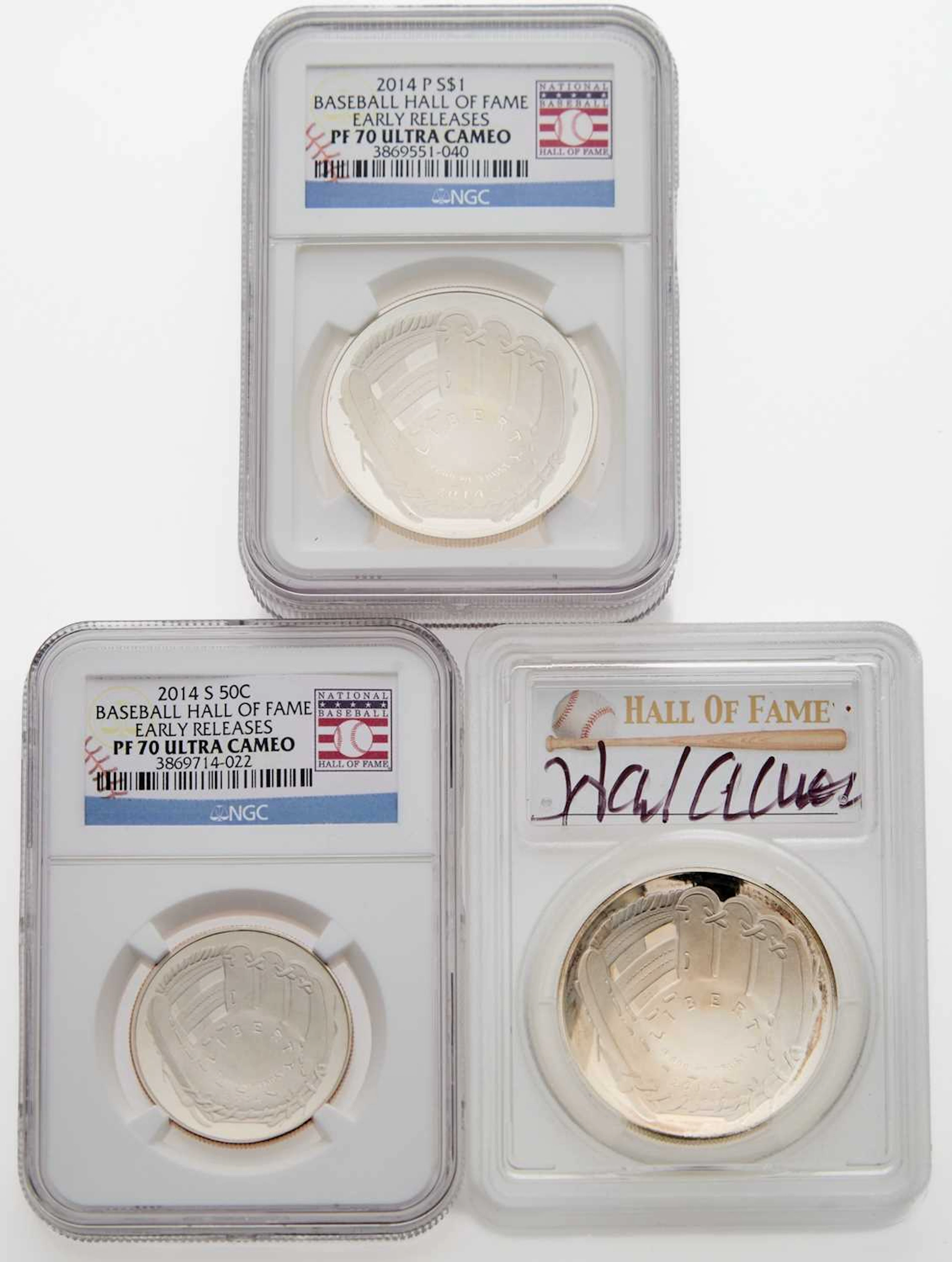 United States. Group of 2014 Baseball Commemorative Coins. PCGS and